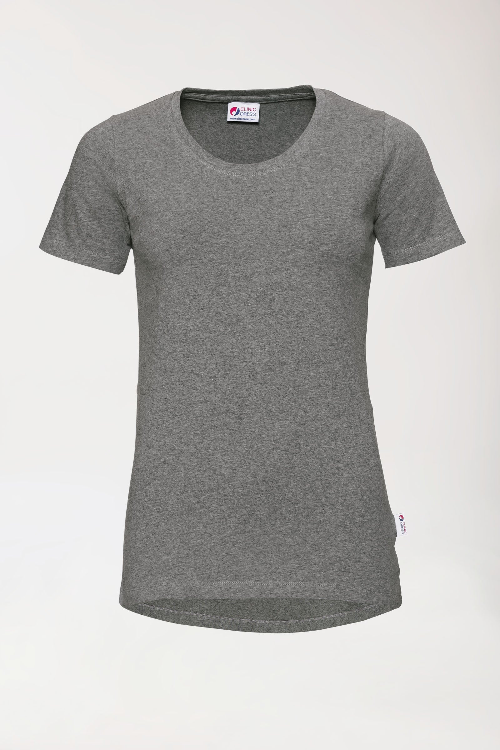 CORE T-shirt Femme - Encolure ronde gris chiné foncé, Vue de face