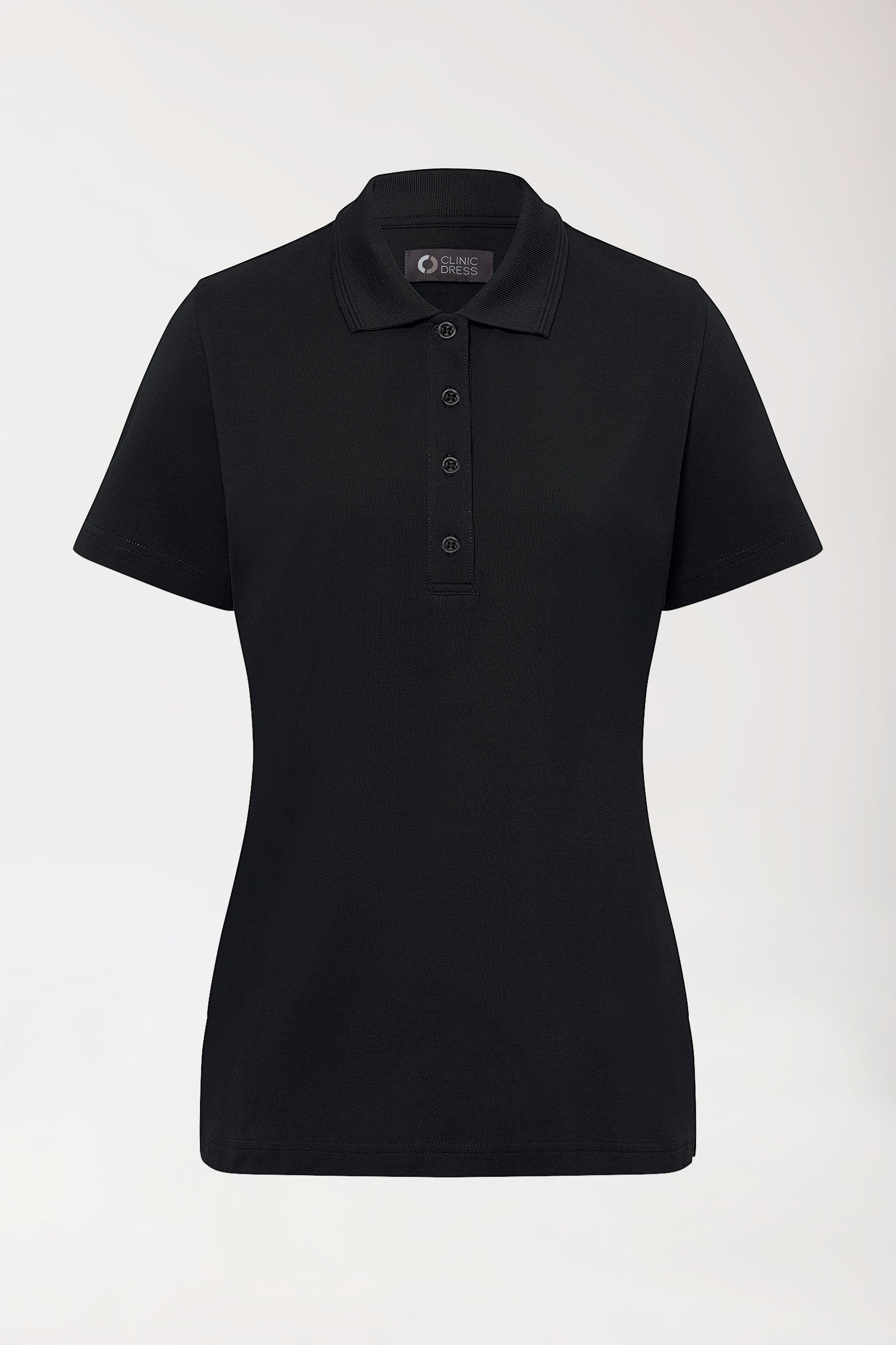 COMFY FLEX Shirt Stretch Femme - Col polo noir