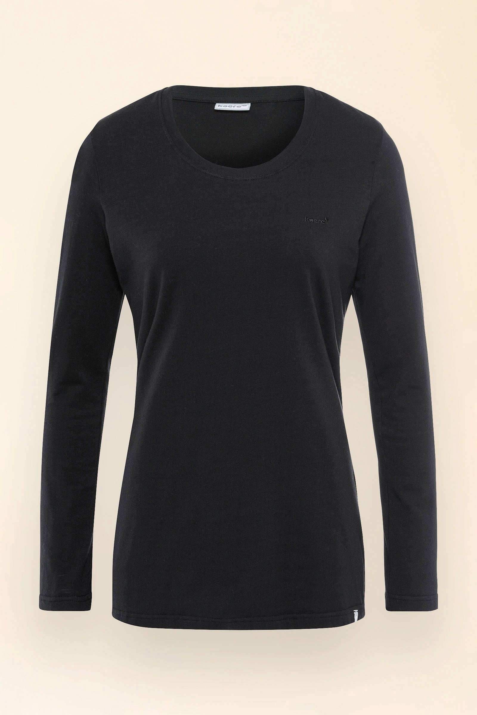 KAERE T-shirt Femme - Manche longue noir