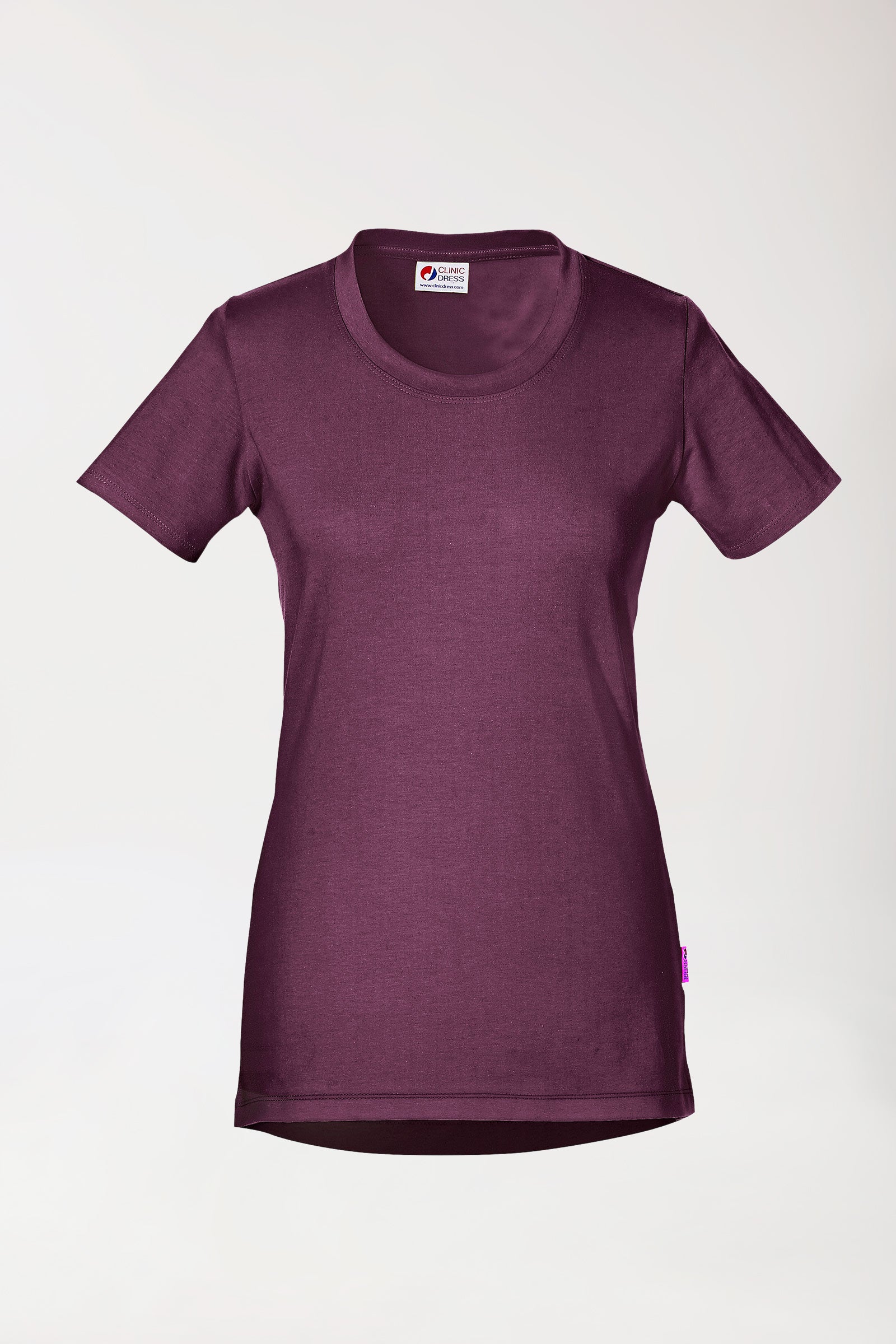 CORE T-shirt Femme - Encolure ronde prune, Vue de face