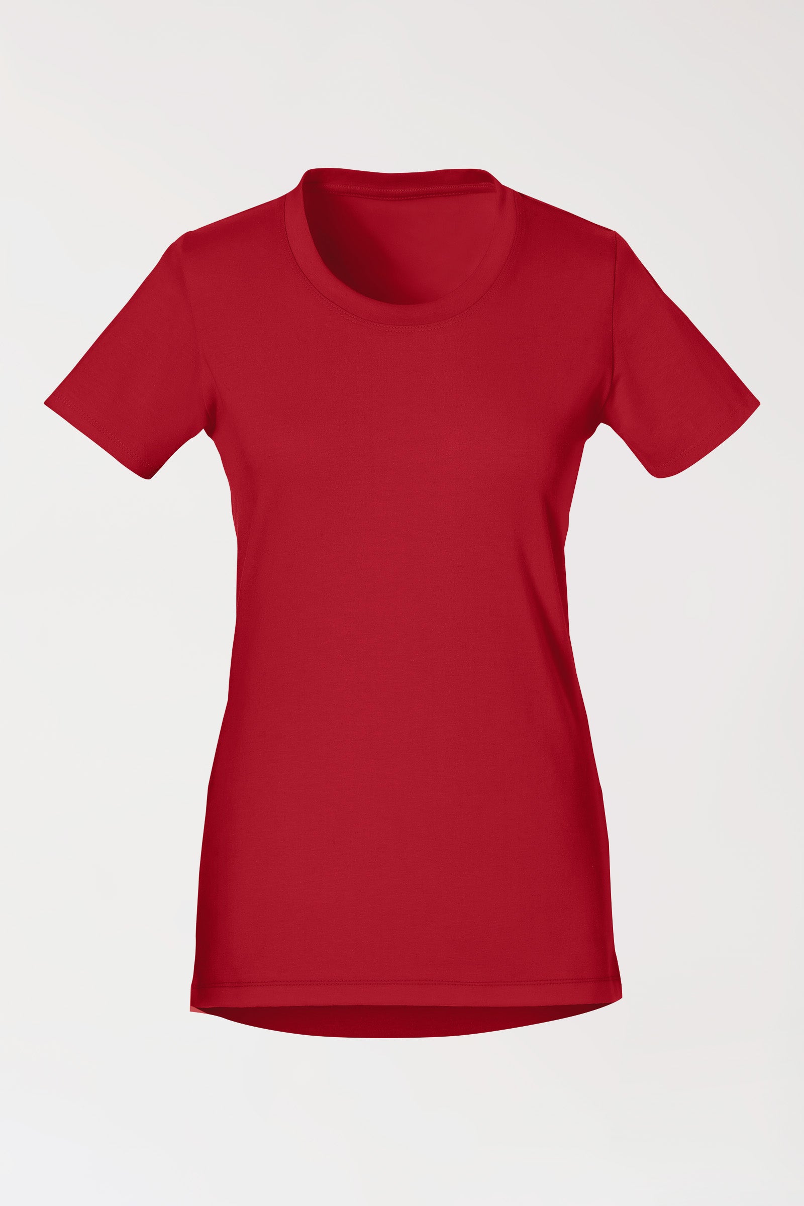 CORE T-shirt Femme - Encolure ronde rouge