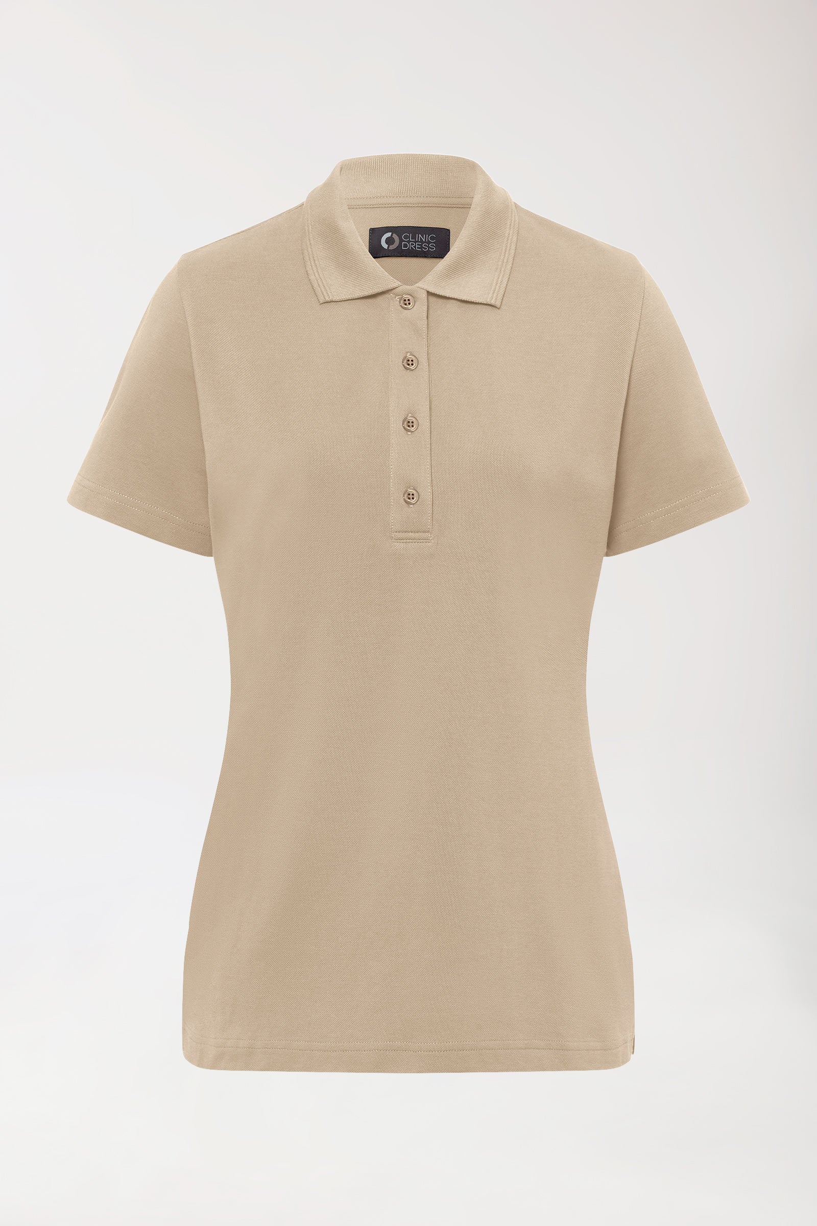 COMFY FLEX Shirt Stretch Femme - Col polo sand