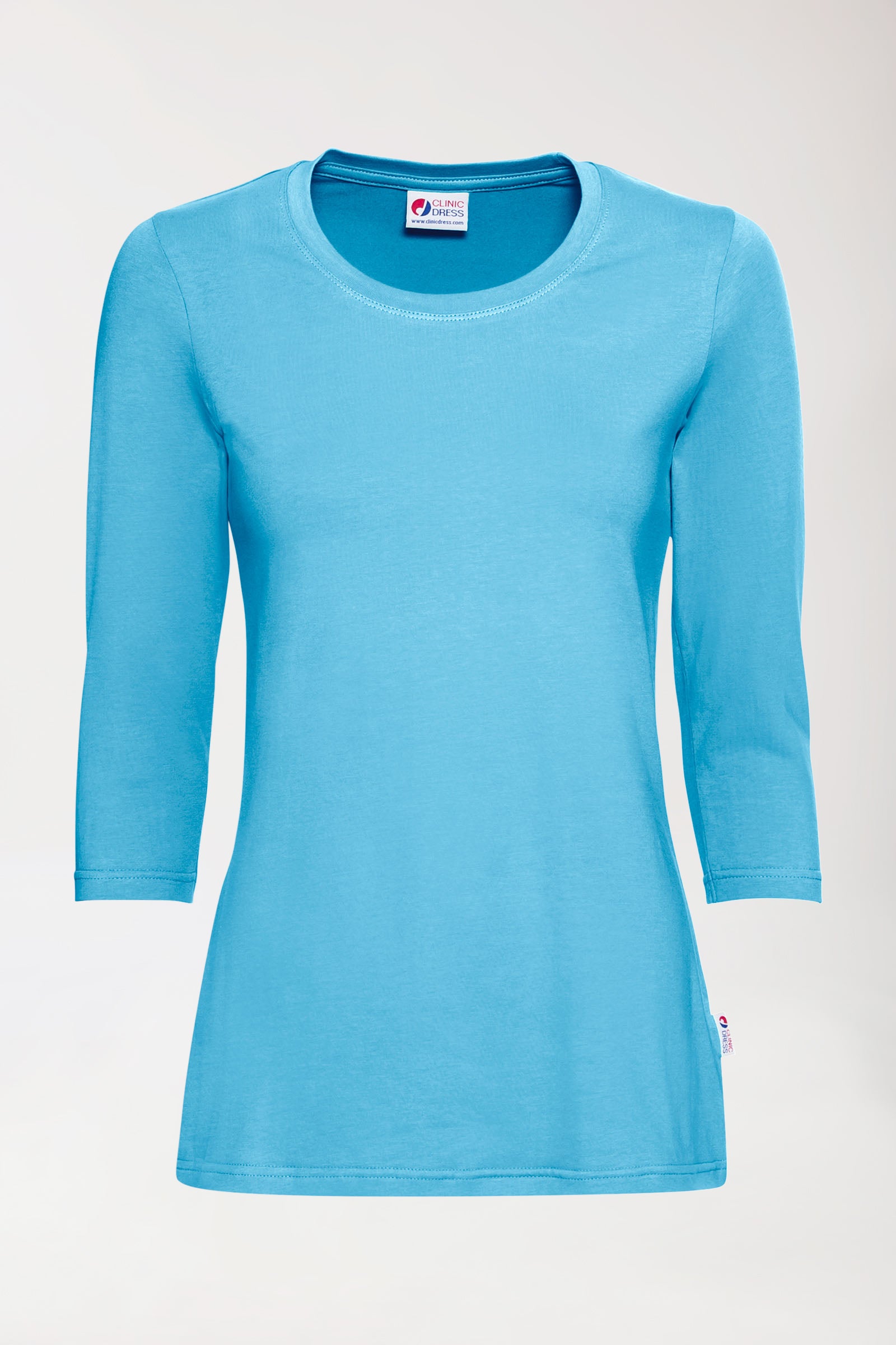CORE T-shirt Femme - manche 3/4 turquoise