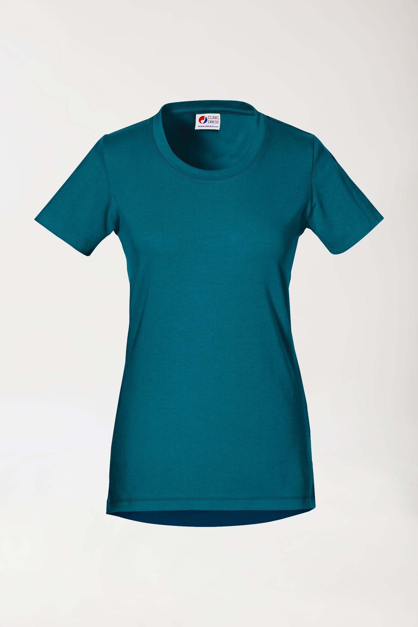 CORE T-shirt Femme - Encolure ronde vert pétrole, Vue de face