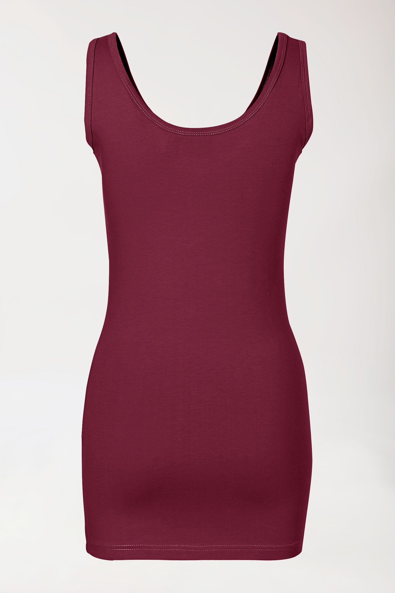 CORE Top Femme - Encolure ronde bordeaux