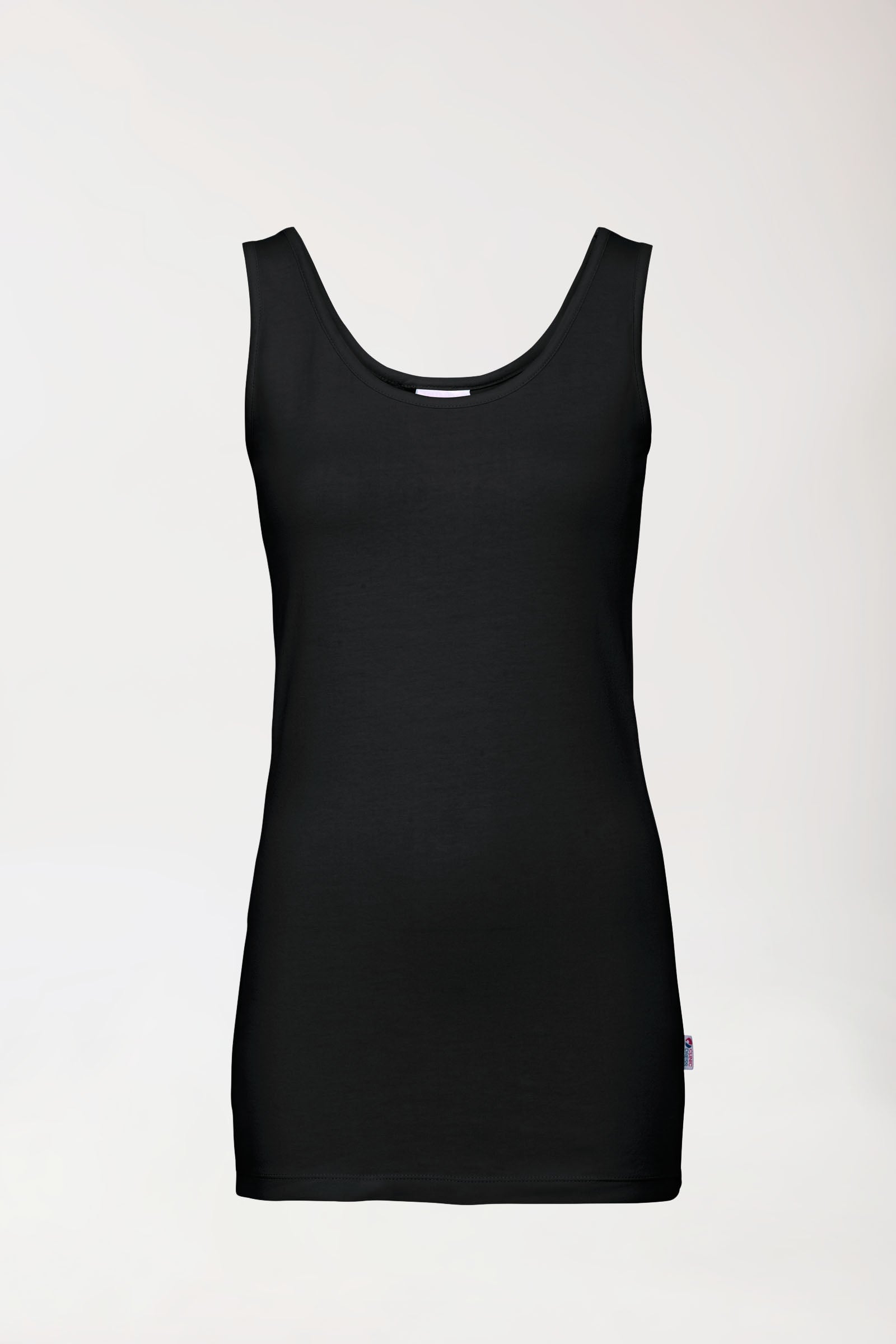 CORE Top Femme - Encolure ronde noir, Vue de face
