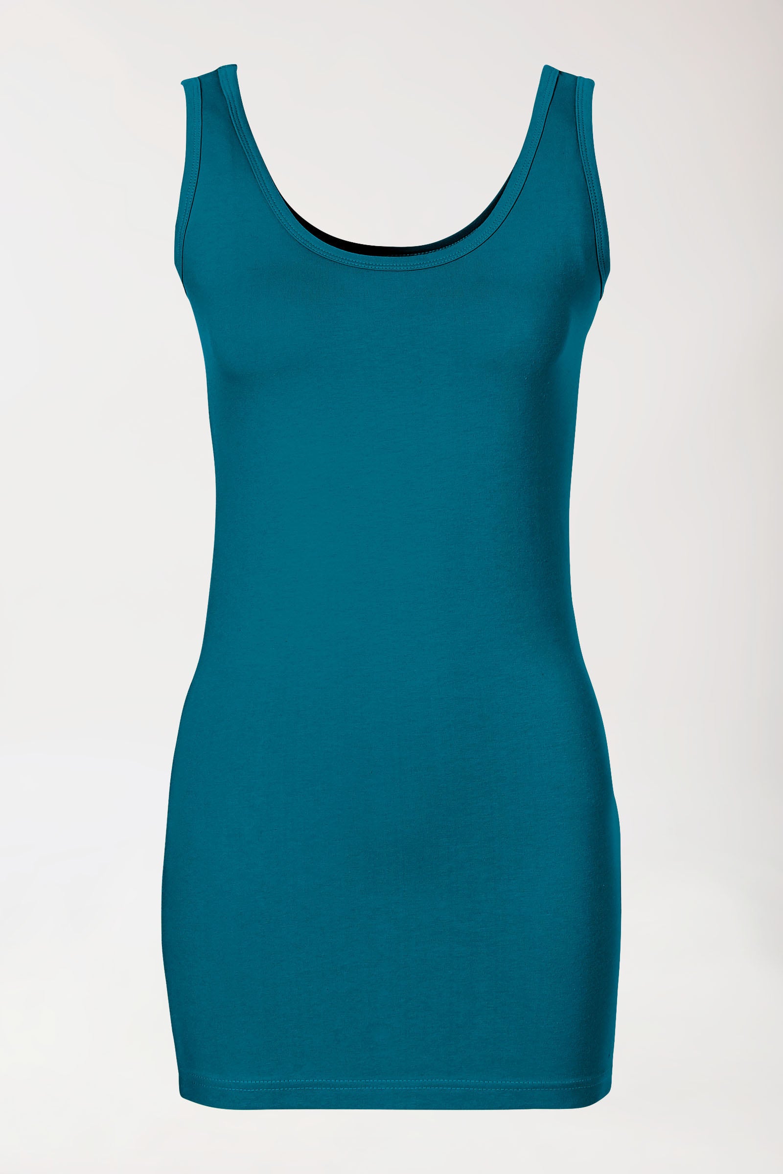 CORE Top Femme - Encolure ronde vert pétrole