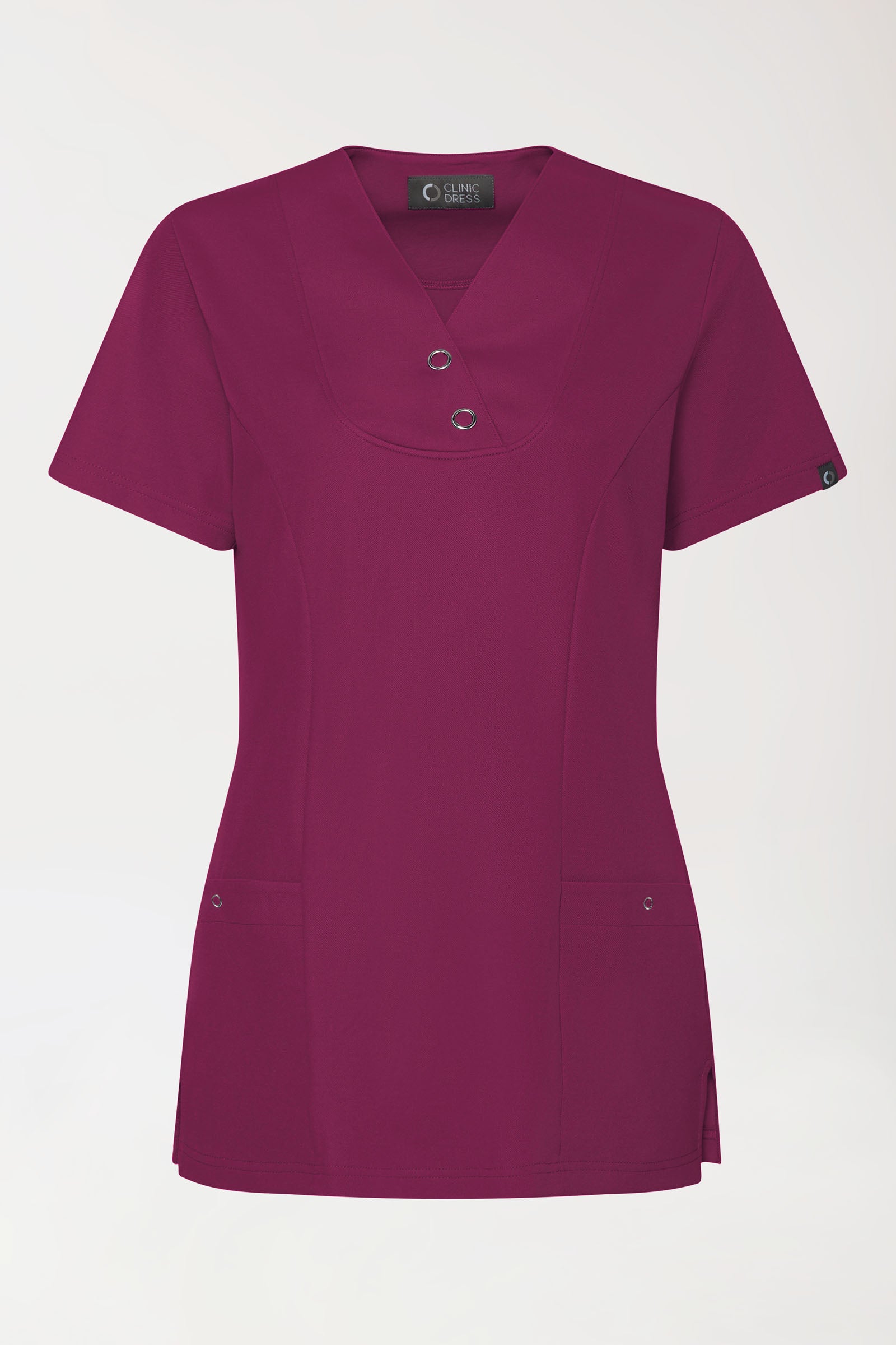 COMFY FLEX Tunique Stretch Femme - Boutons-pression berry