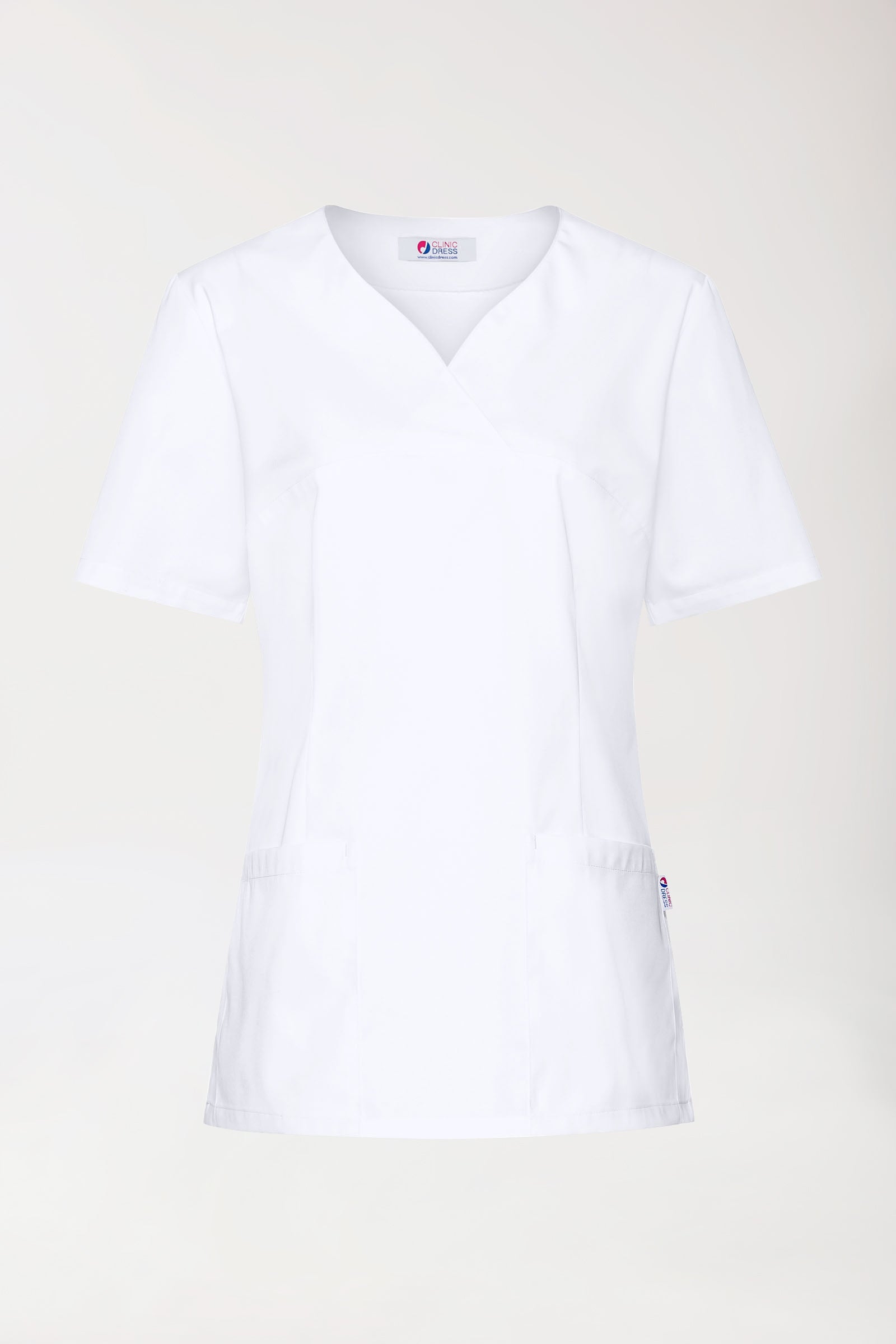 CORE Tunique Femme - Lot de 5 - Décolleté Cœur blanc