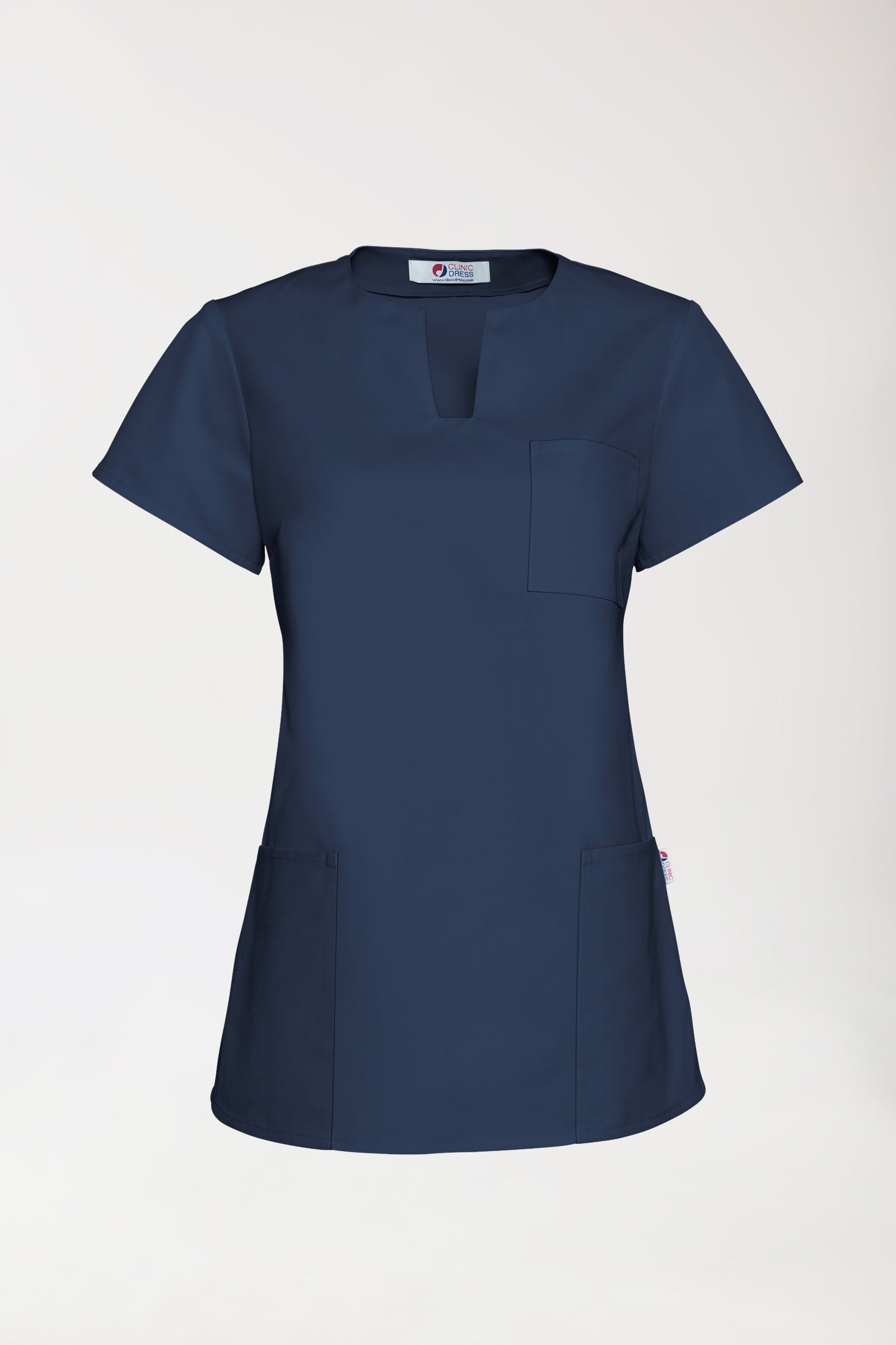 JUST STRONG Tunique Femme - Décolleté carré bleu navy