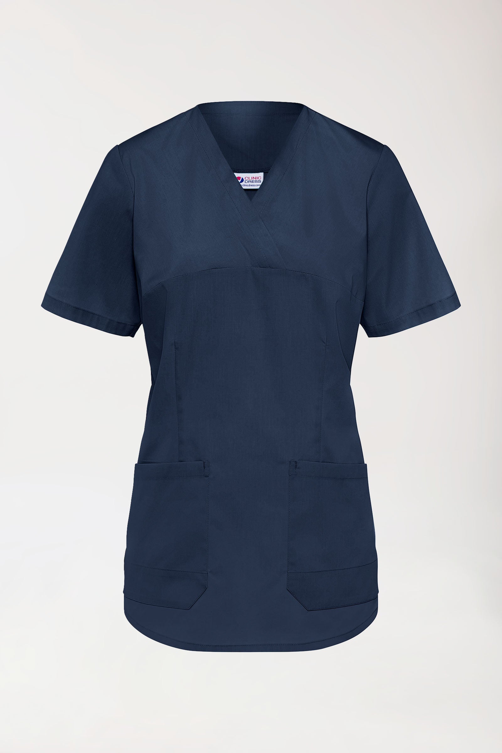 Tunique Stretch Femme - Col V bleu navy