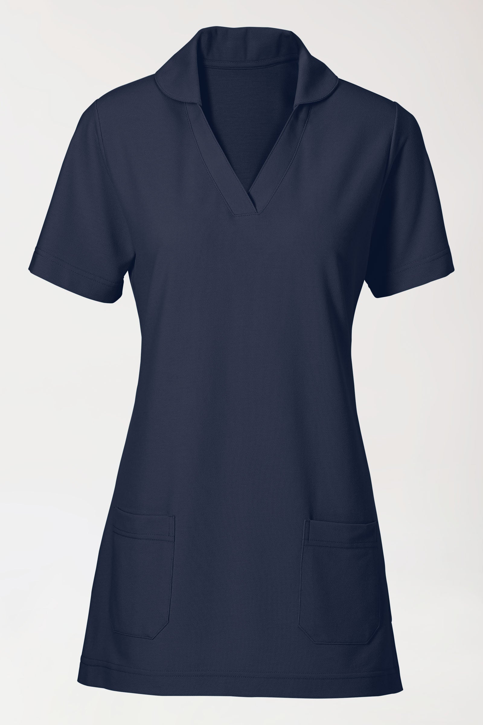 COMFY FLEX Tunique Stretch Femme - col châle navy