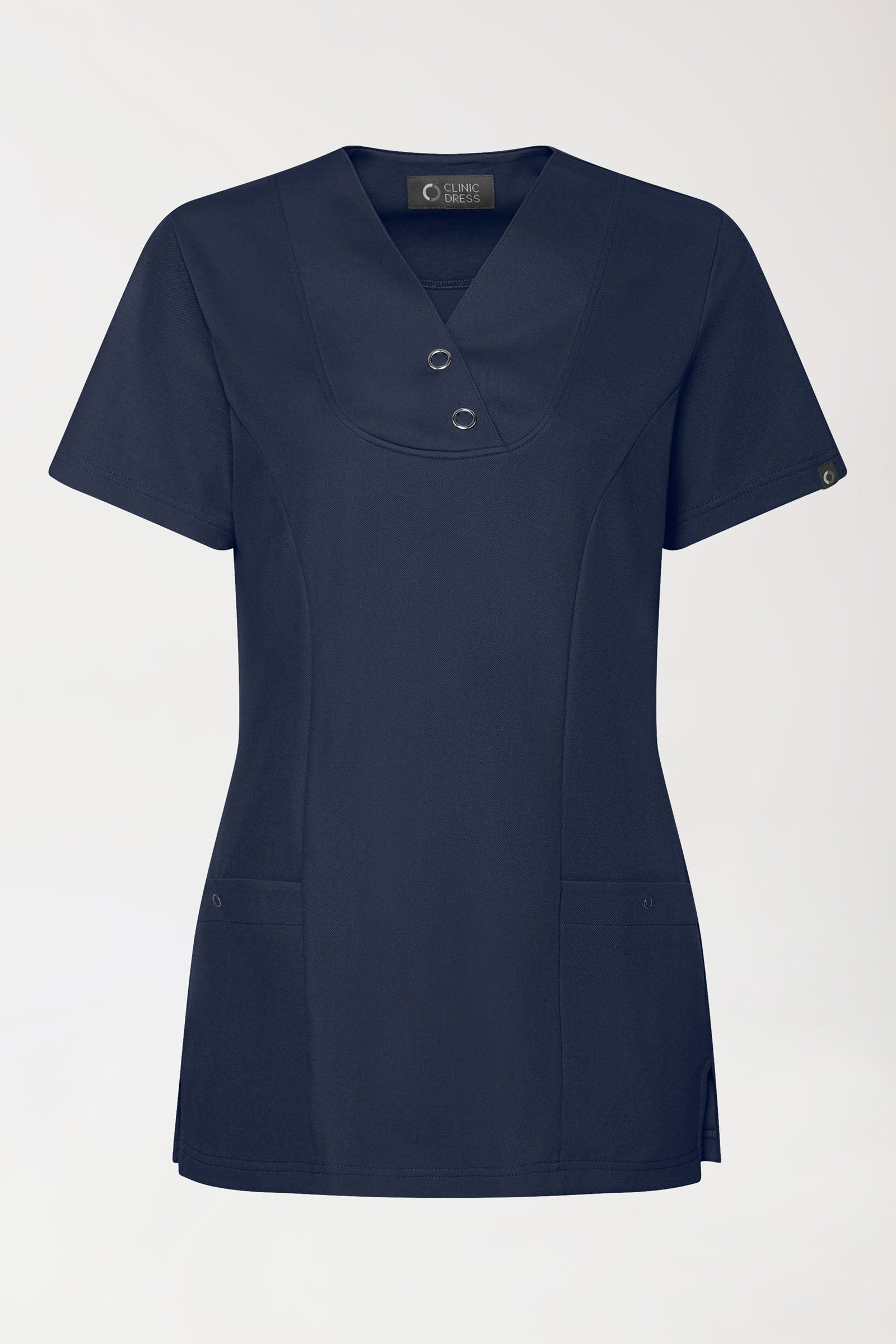 COMFY FLEX Tunique Stretch Femme - Boutons-pression navy