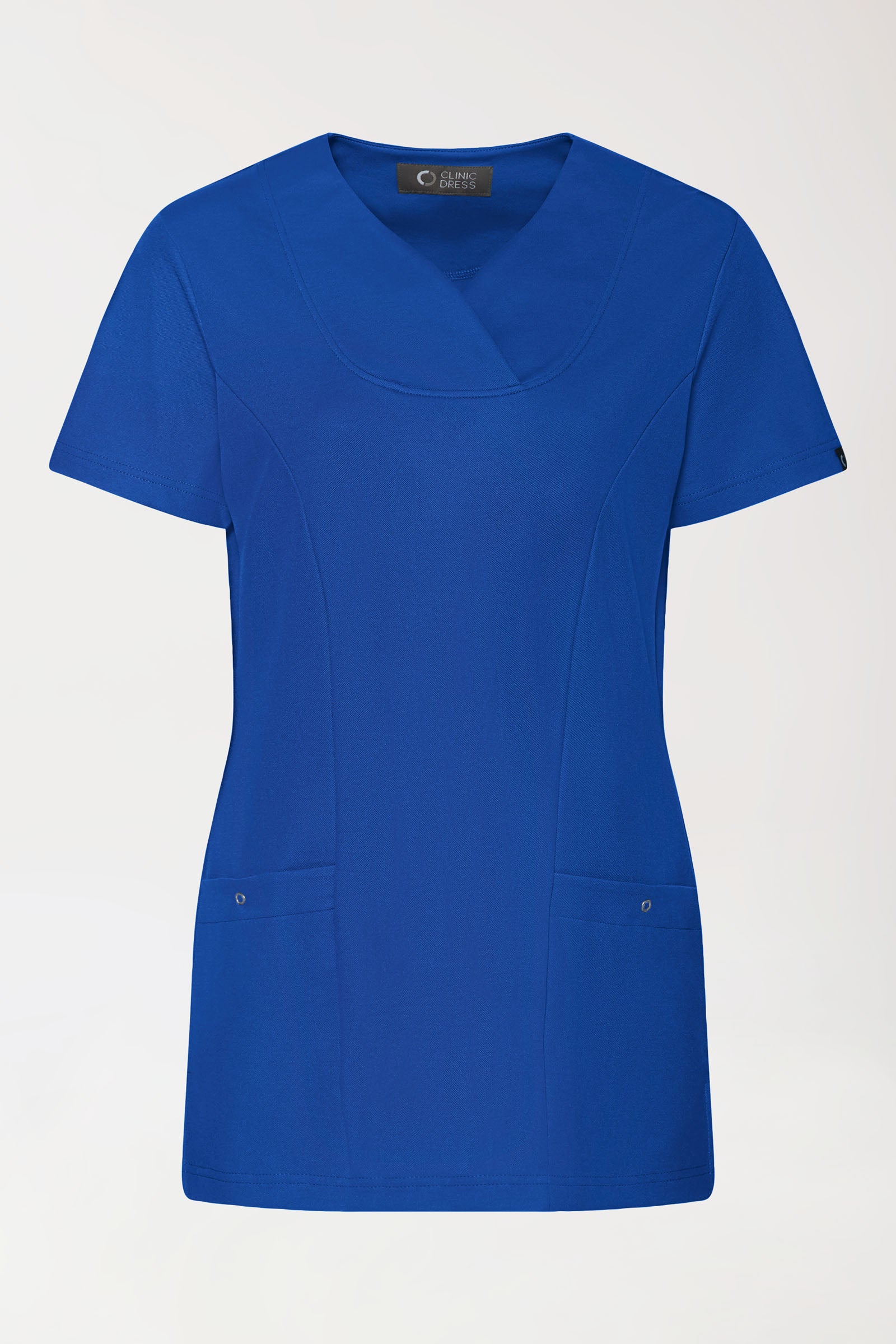 COMFY FLEX Tunique Stretch Femme - Décolleté Cœur bleu roi