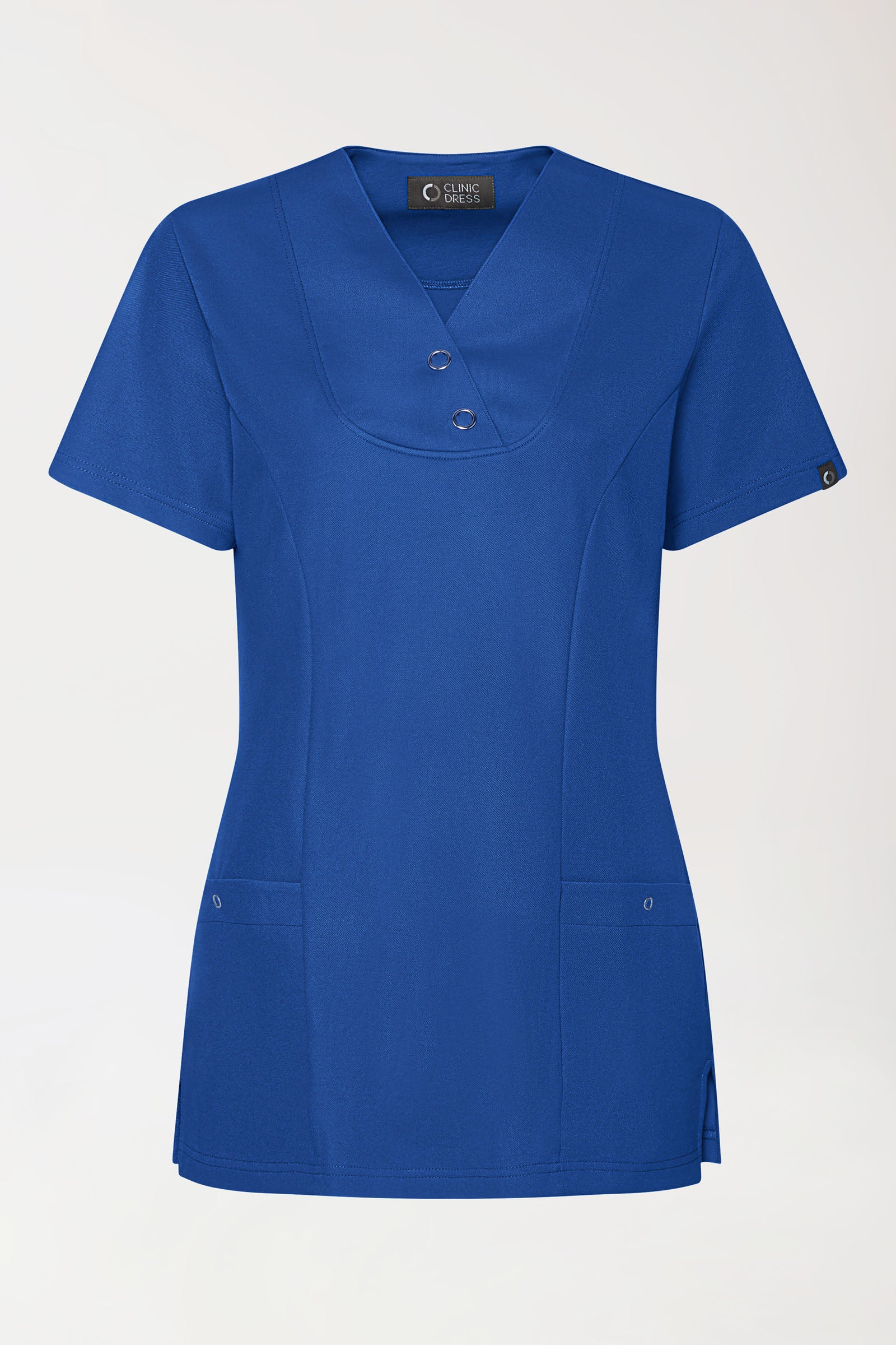 COMFY FLEX Tunique Stretch Femme - Boutons-pression blue roi