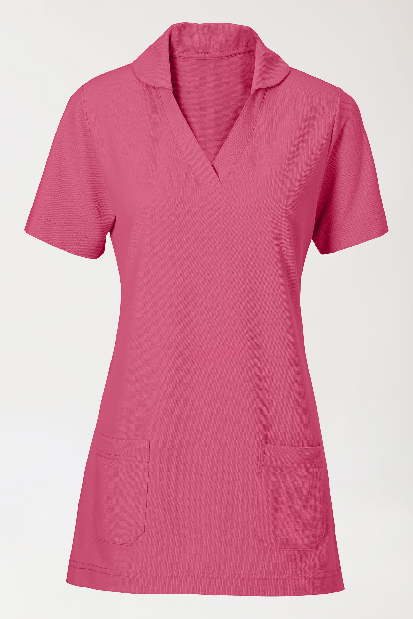 COMFY FLEX Tunique Stretch Femme - col châle bois de rose