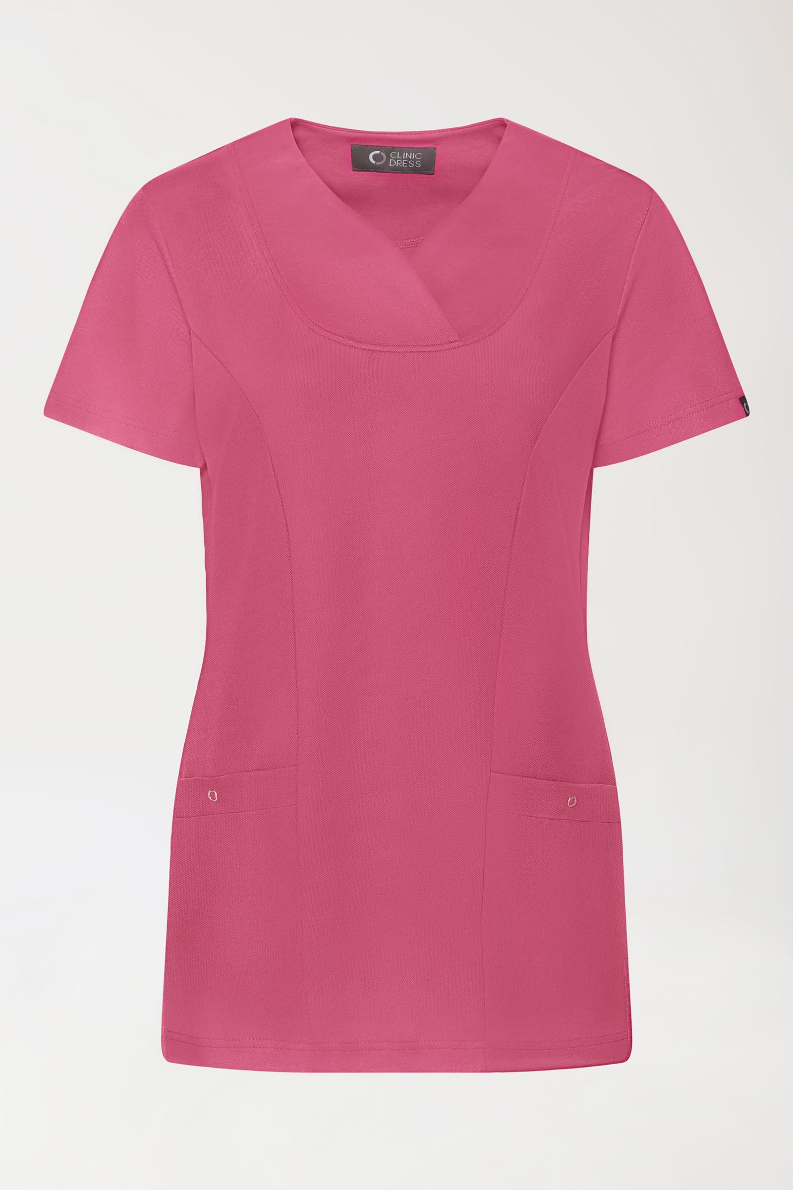 COMFY FLEX Tunique Stretch Femme - Décolleté Cœur bois de rose
