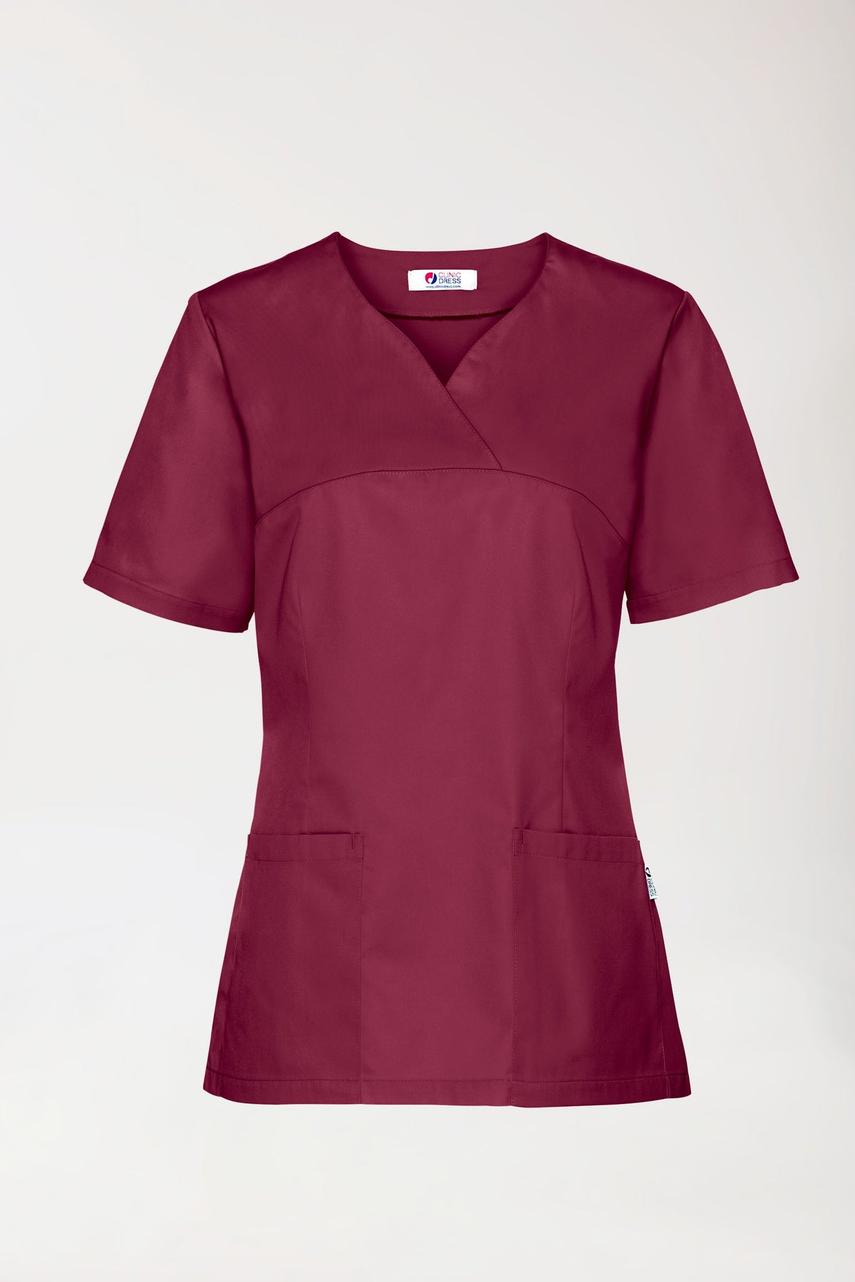 CORE Tunique Femme - Décolleté Cœur bordeaux
