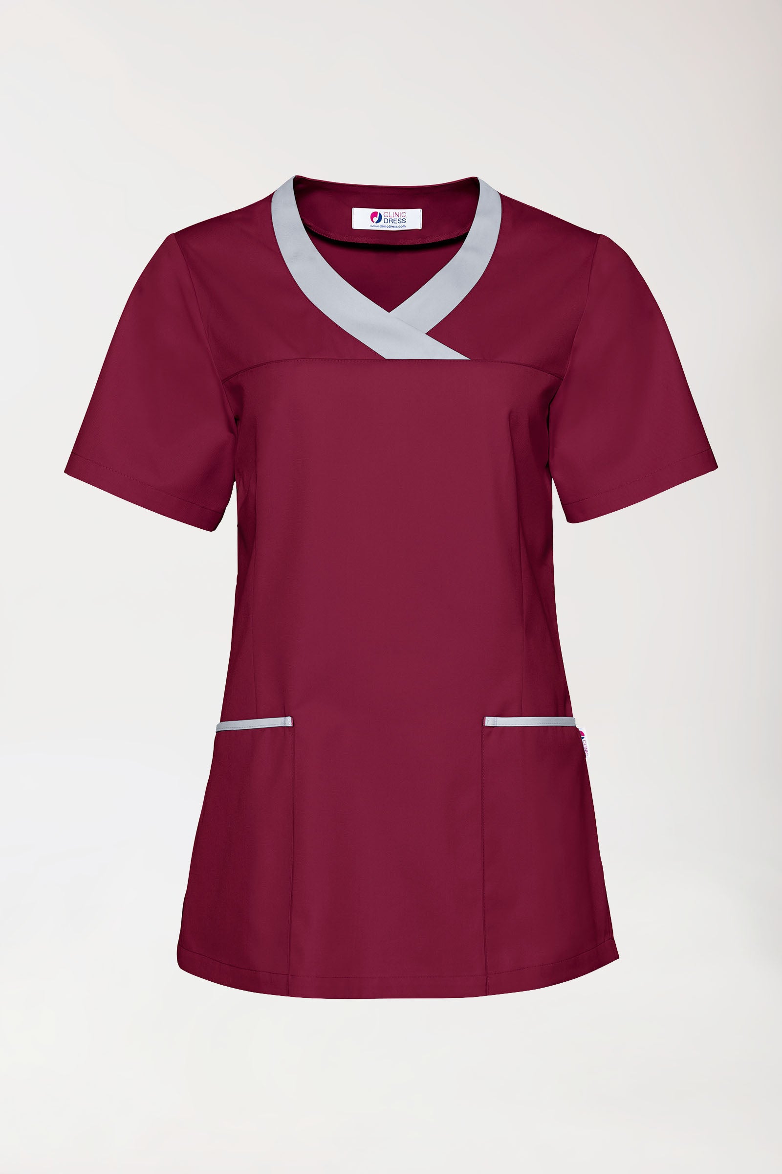 CORE Tunique Femme bordeaux/gris