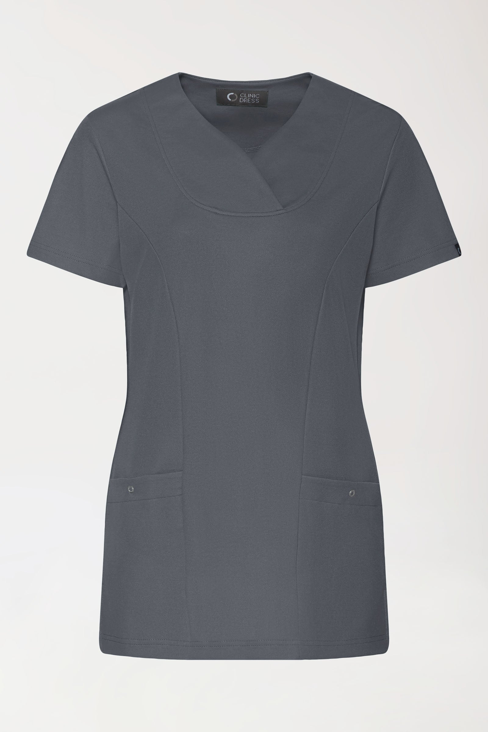 COMFY FLEX Tunique Stretch Femme - Décolleté Cœur galet