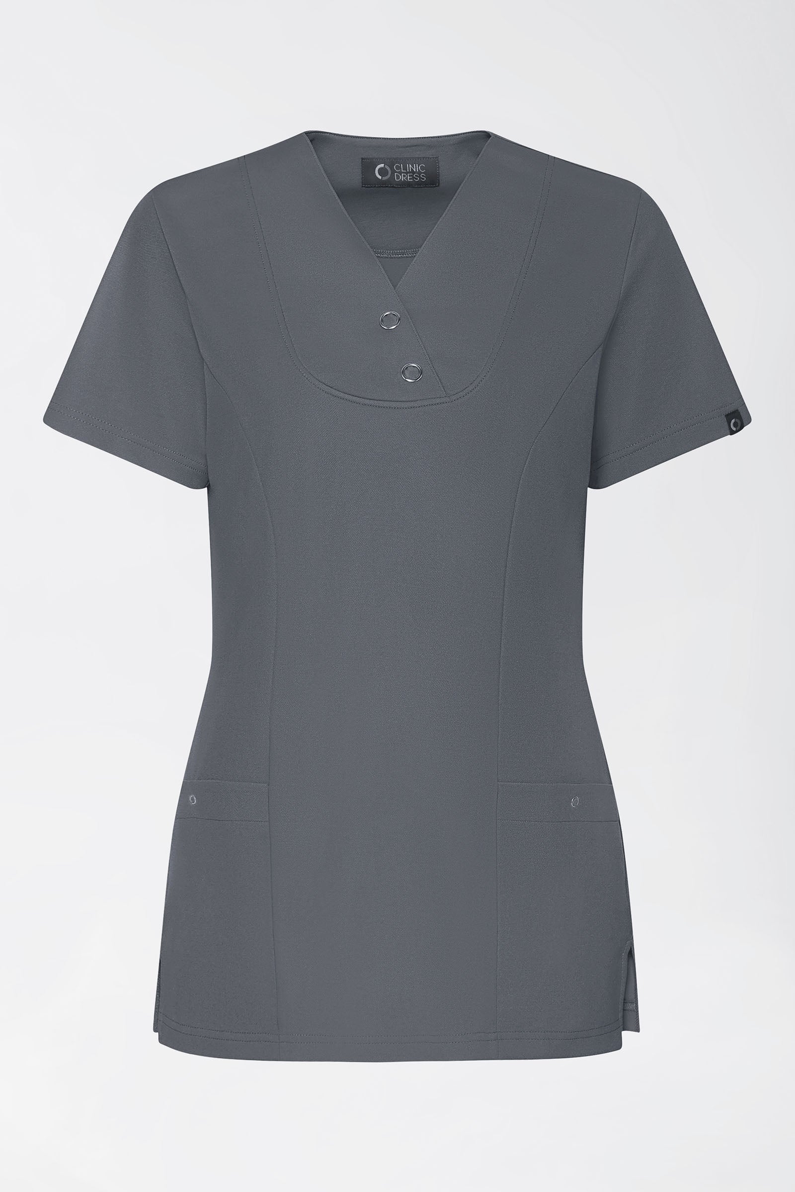 COMFY FLEX Tunique Stretch Femme - Boutons-pression galet