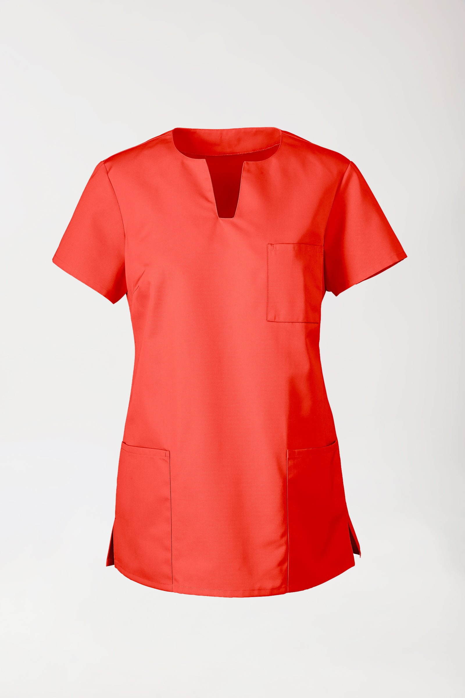 JUST STRONG Tunique Femme - Décolleté carré mandarine