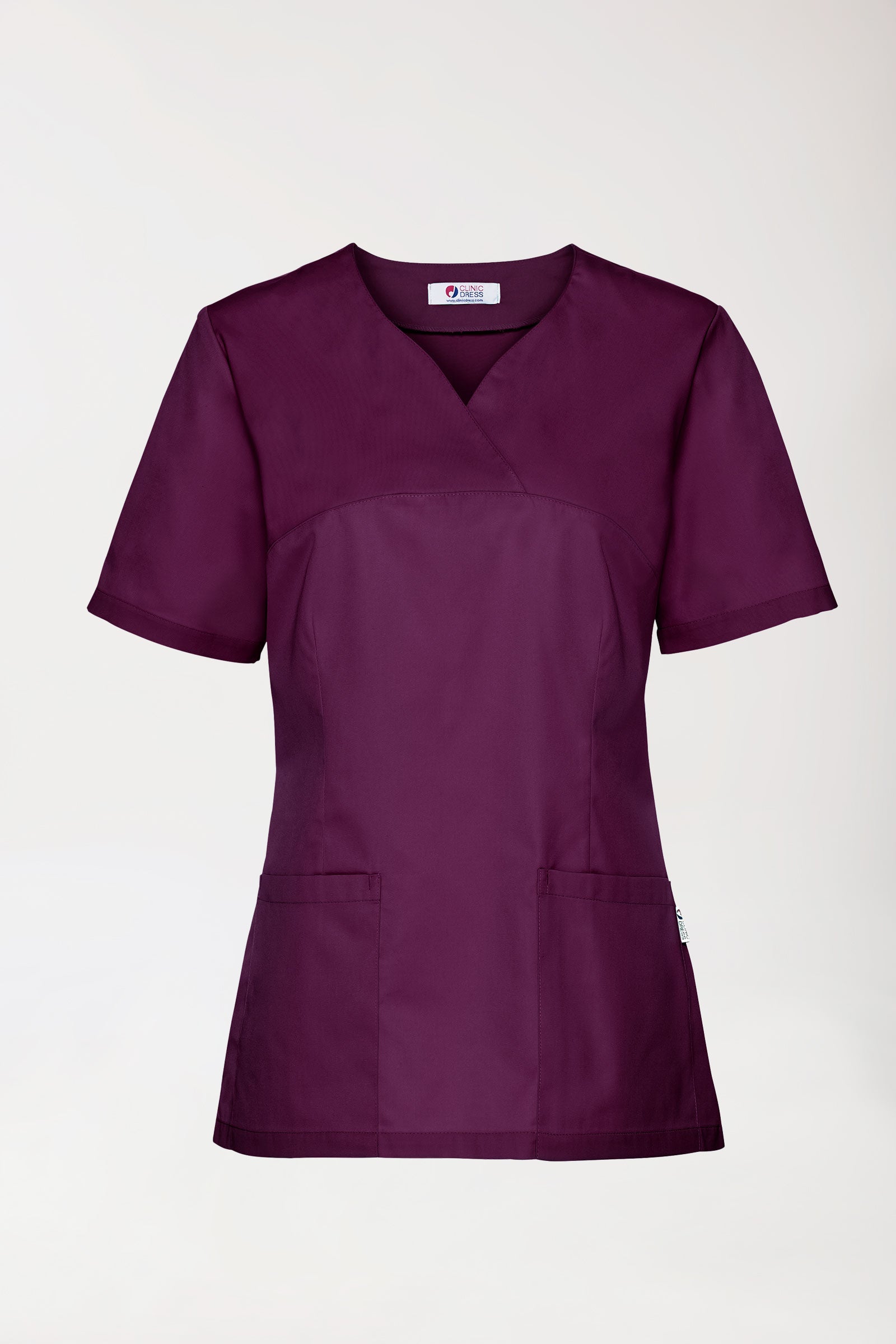 CORE Tunique Femme - Décolleté Cœur prune