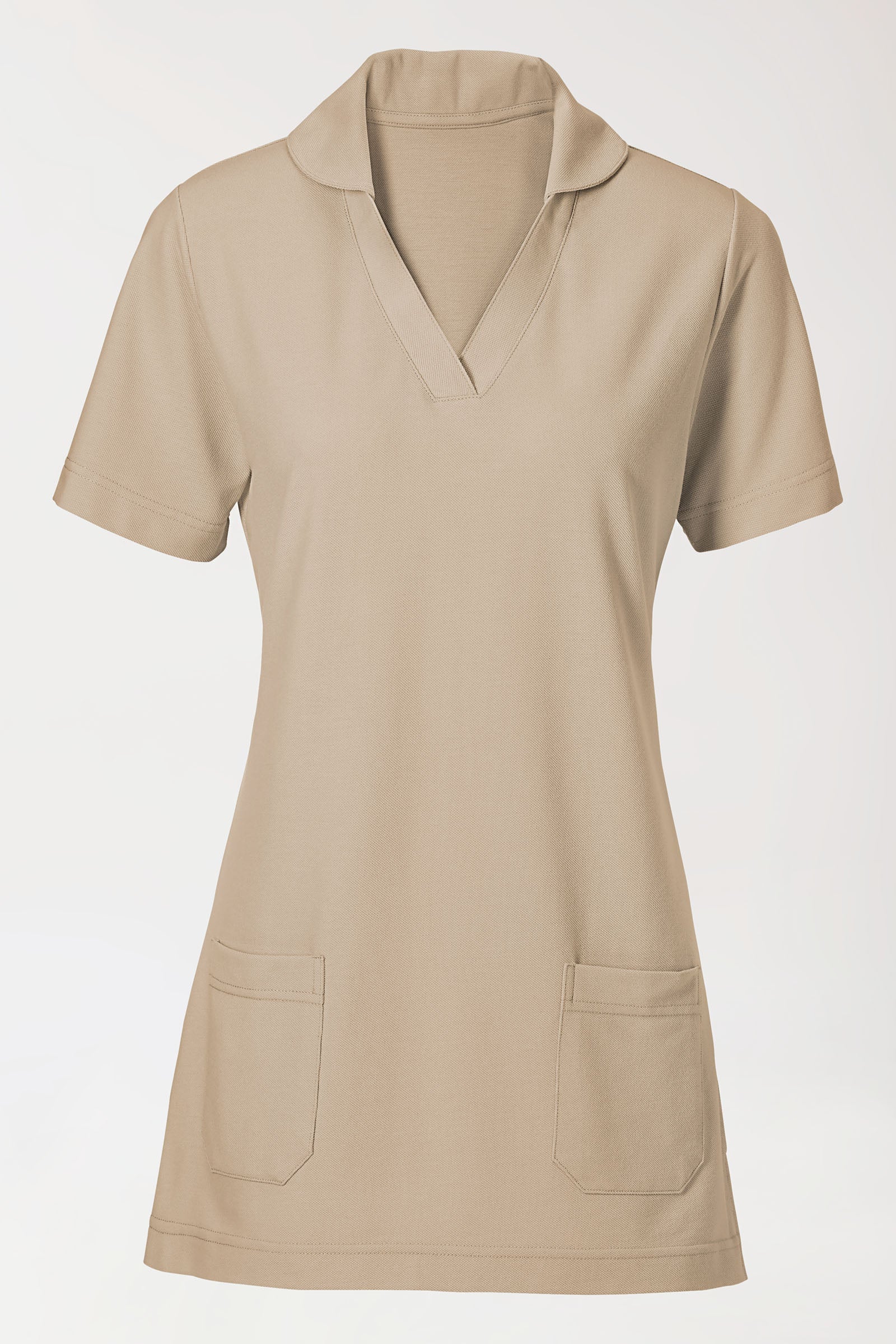 COMFY FLEX Tunique Stretch Femme - col châle sable
