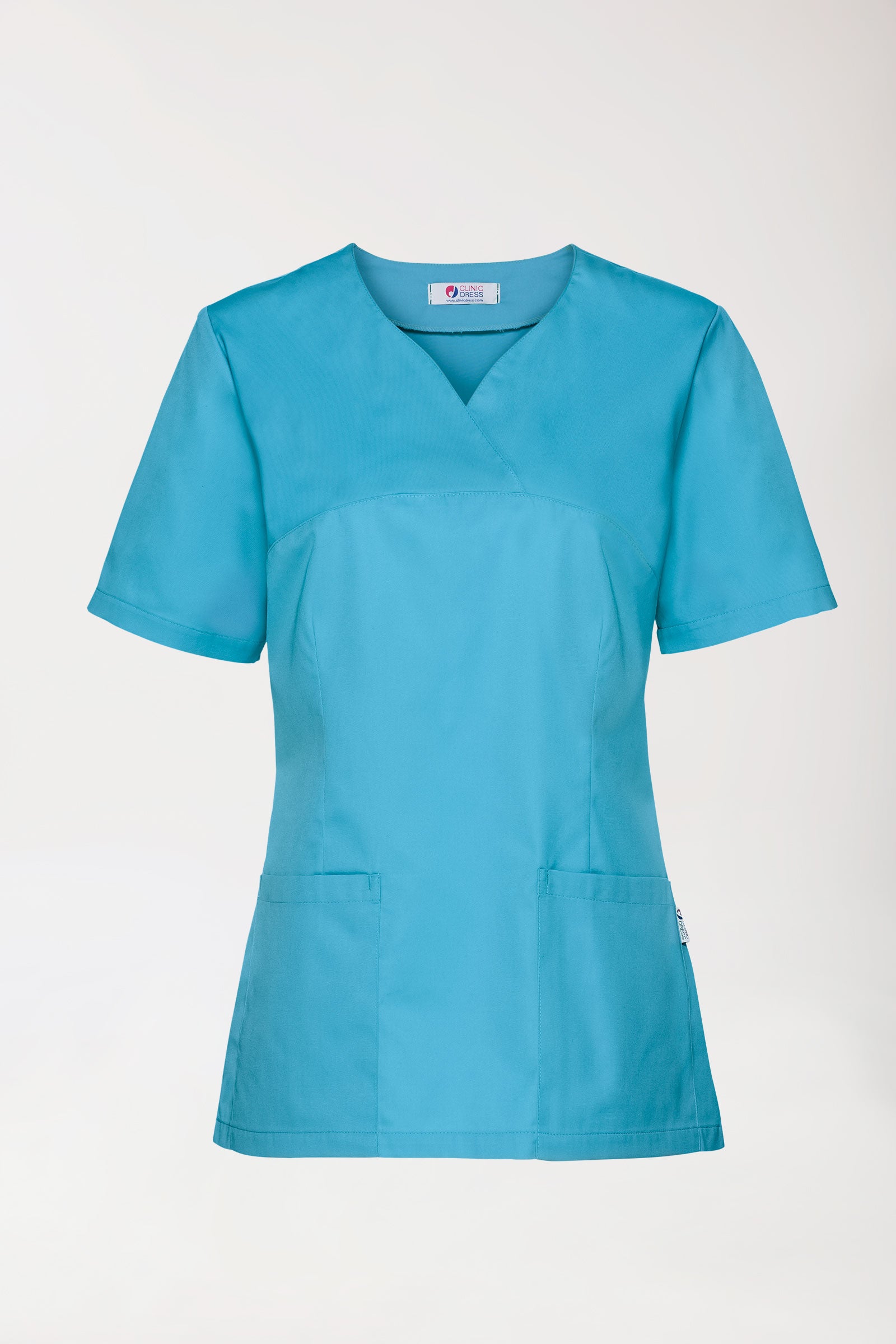 CORE Tunique Femme - Décolleté Cœur turquoise
