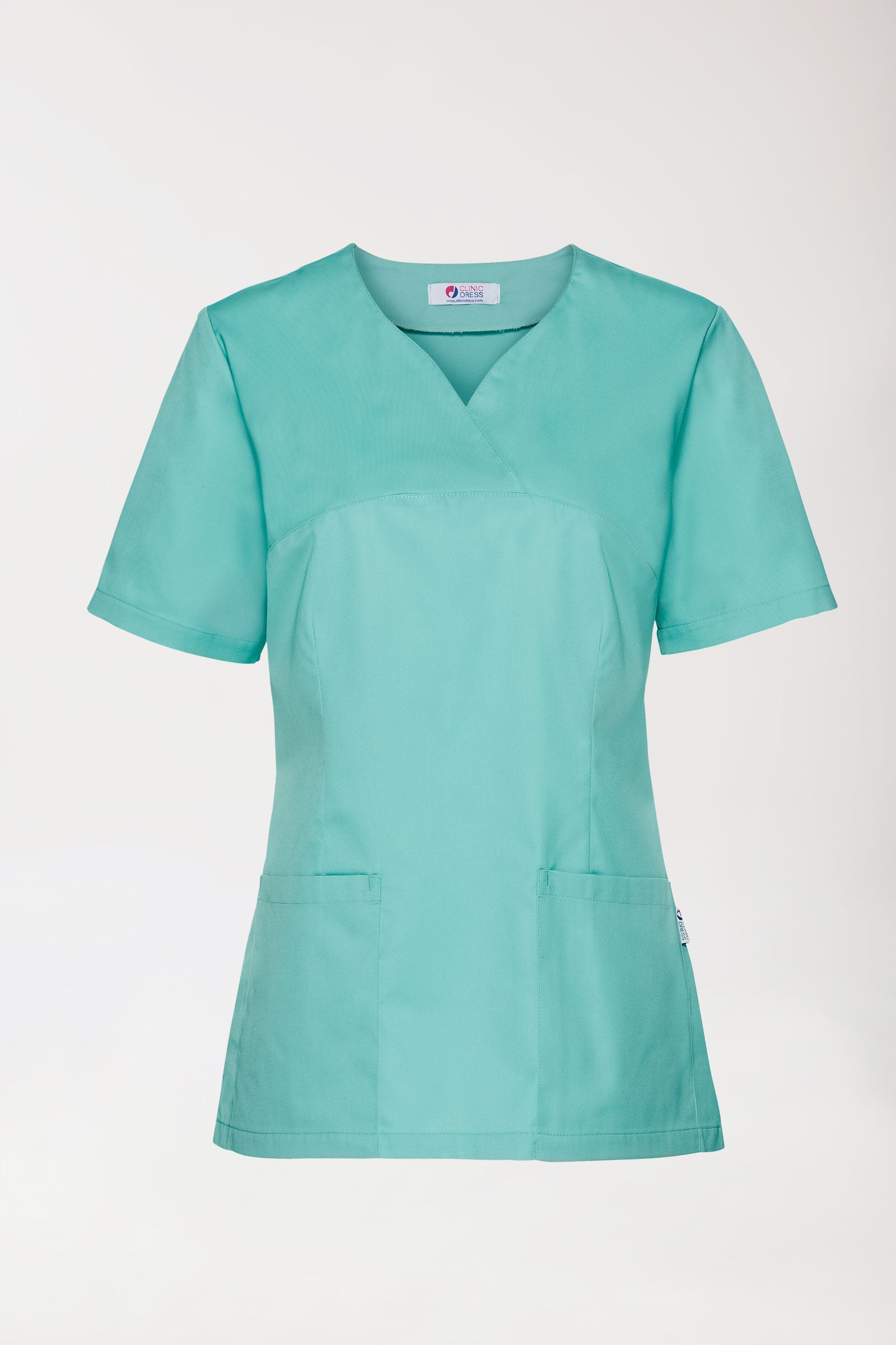 CORE Tunique Femme - Décolleté Cœur vert d'eau