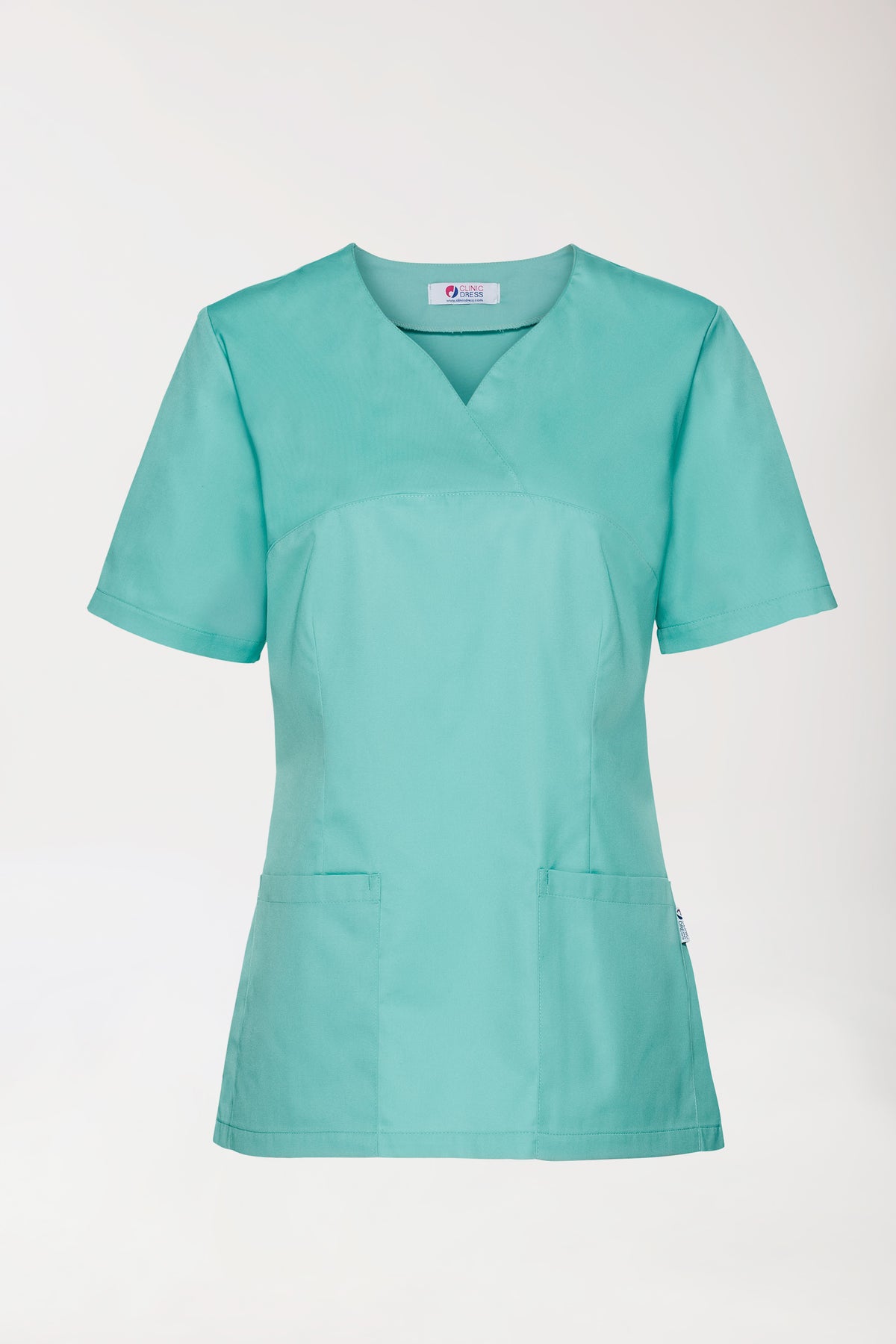 CORE Tunique Femme - Décolleté Cœur vert d'eau