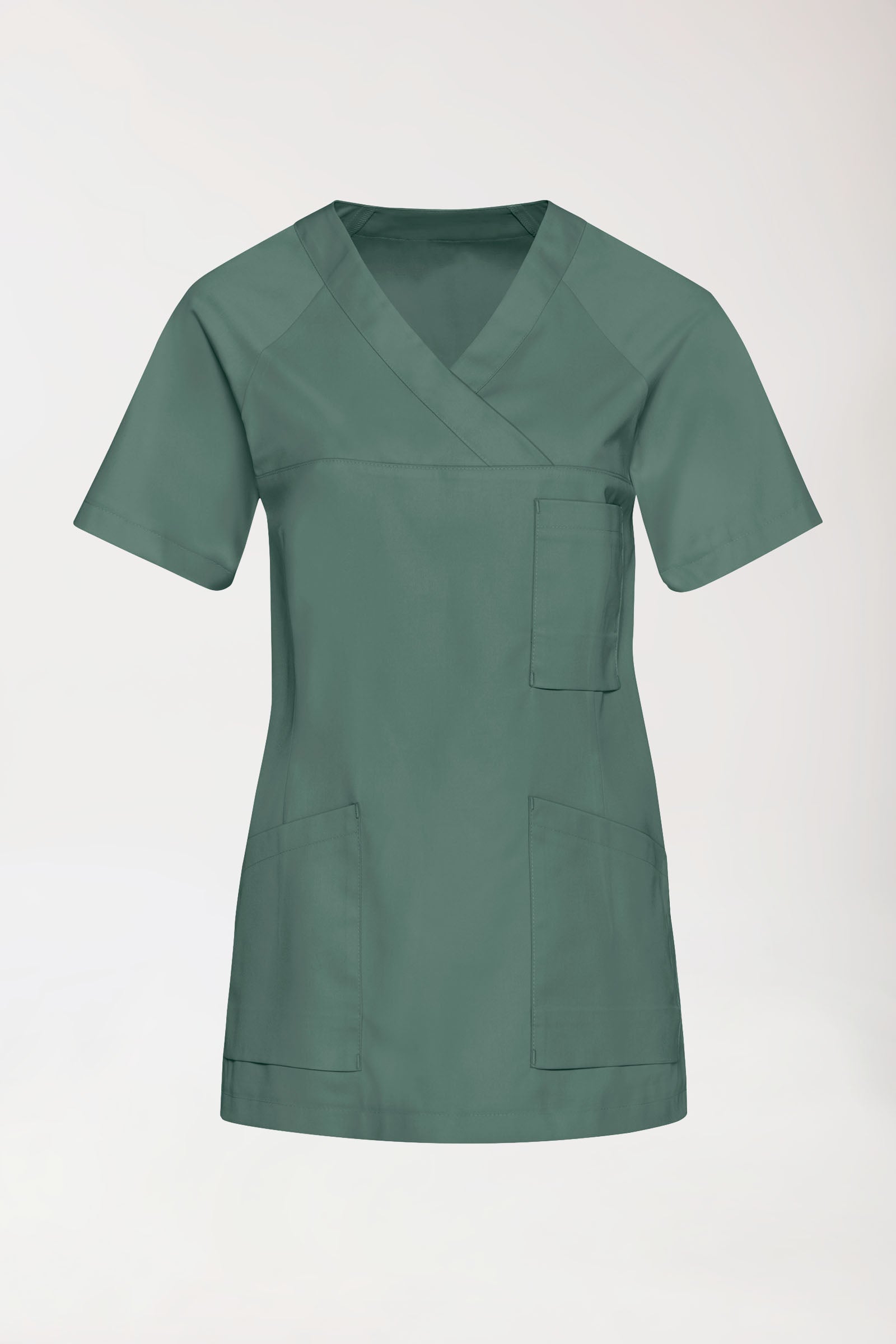 CORE Tunique Femme - Décolleté V vert foncé