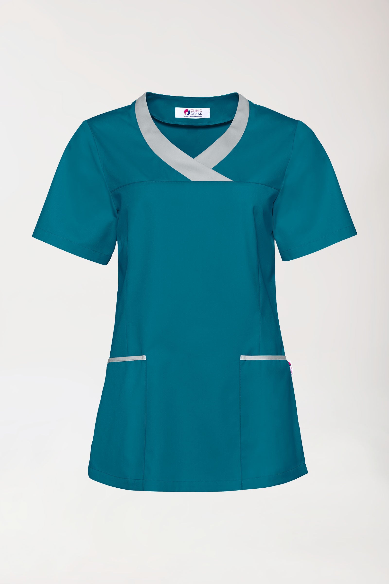 CORE Tunique Femme vert pétrole/gris