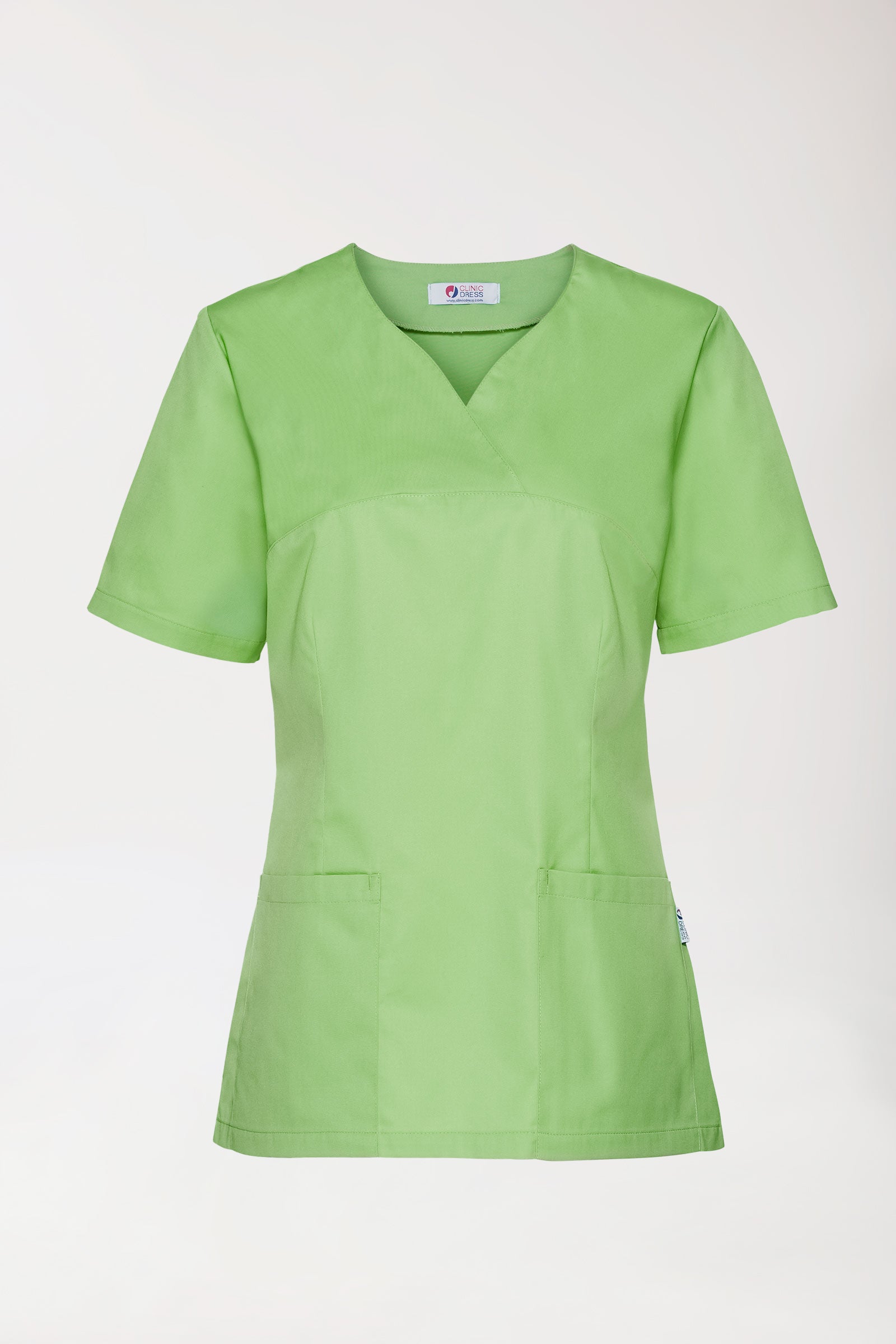CORE Tunique Femme - Décolleté Cœur vert pomme