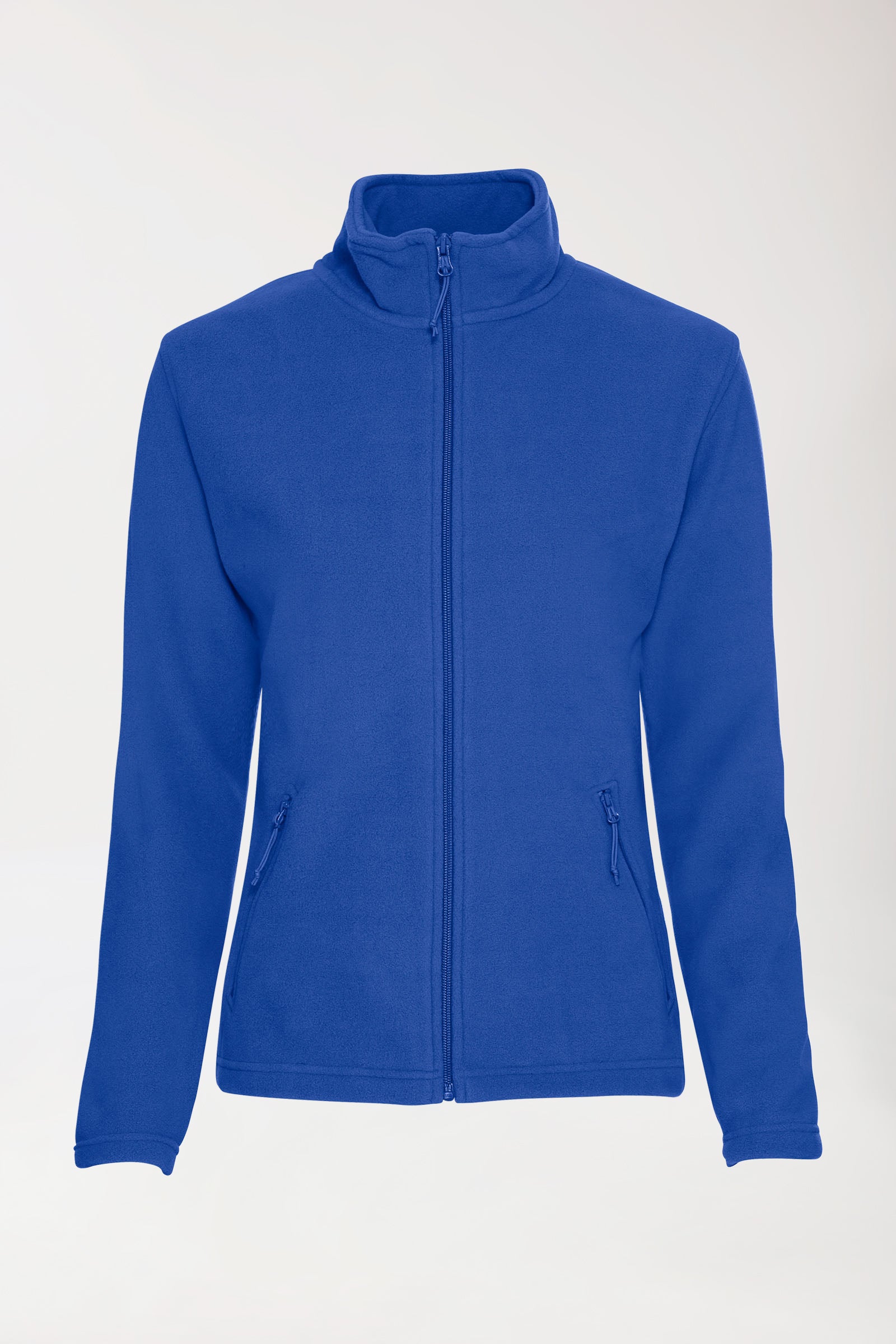 Veste polaire Femme - Col officier bleu roi