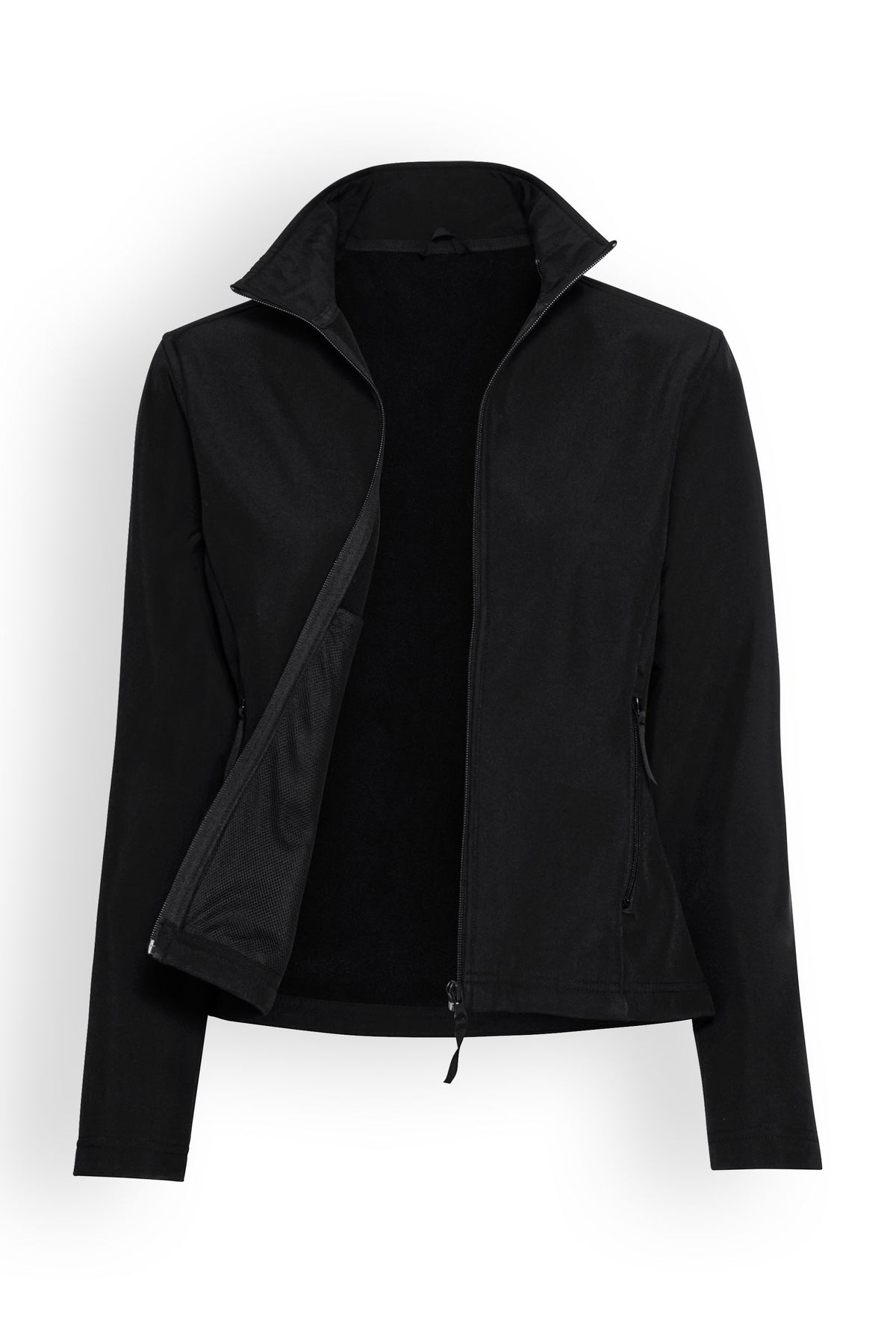 femme-Veste softshell noir, Vue de face
