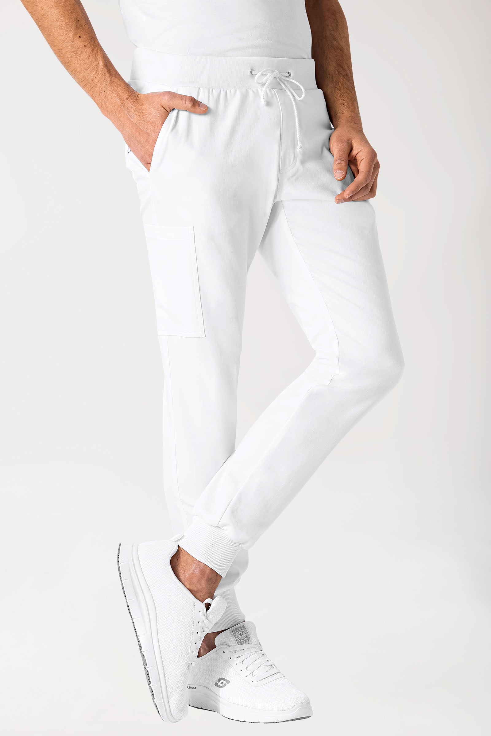 COMFY FLEX Pantalon Homme - Jogpant blanc