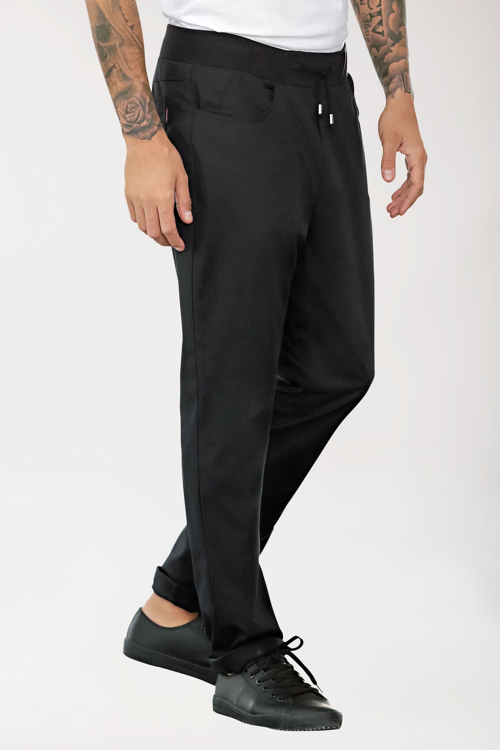 Pantalon homme Strickbund noir