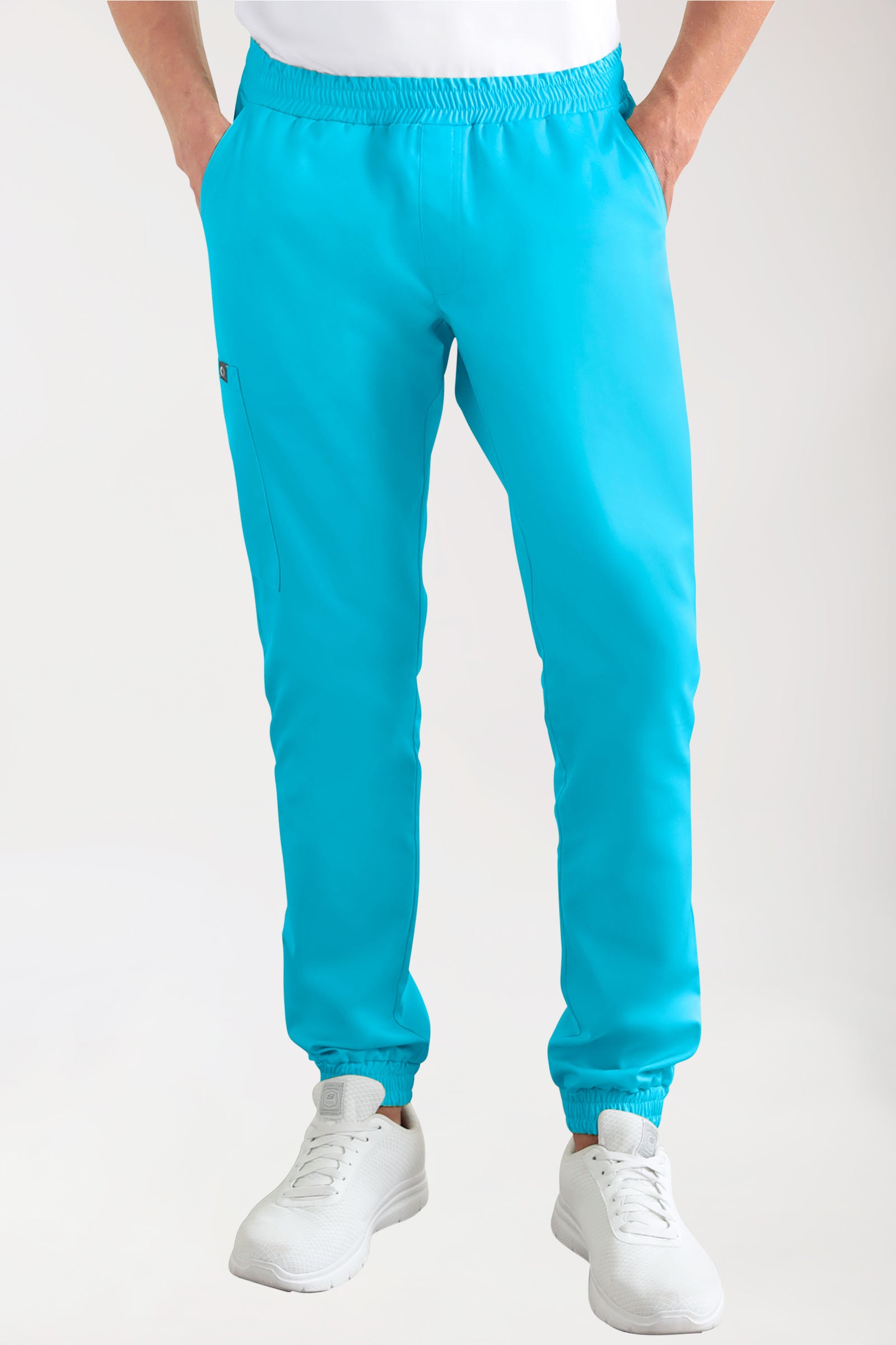 CORE Pantalon Cargo Homme – Style Jogpant turquoise