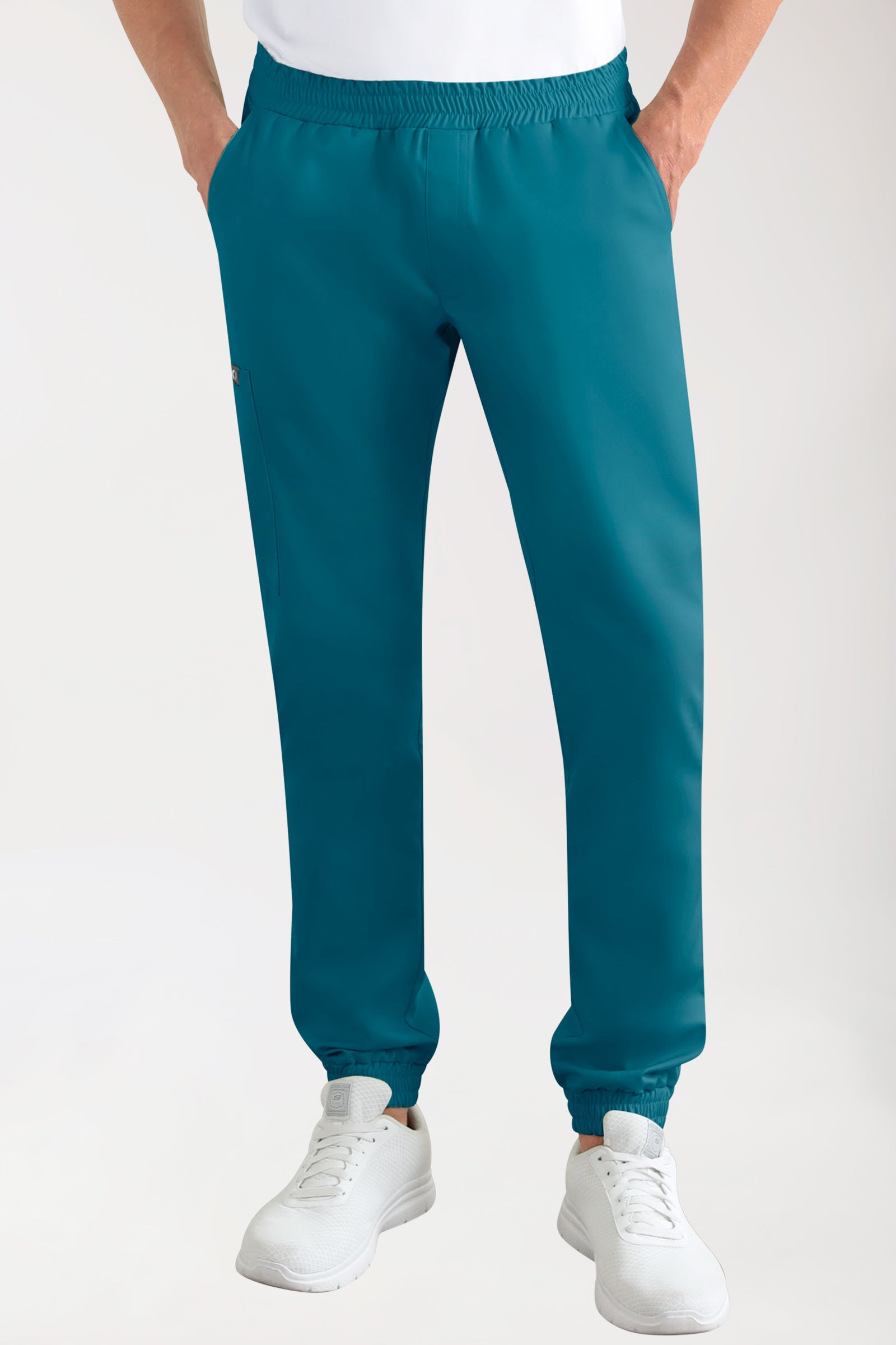 CORE Pantalon Cargo Homme – Style Jogpant pétrole