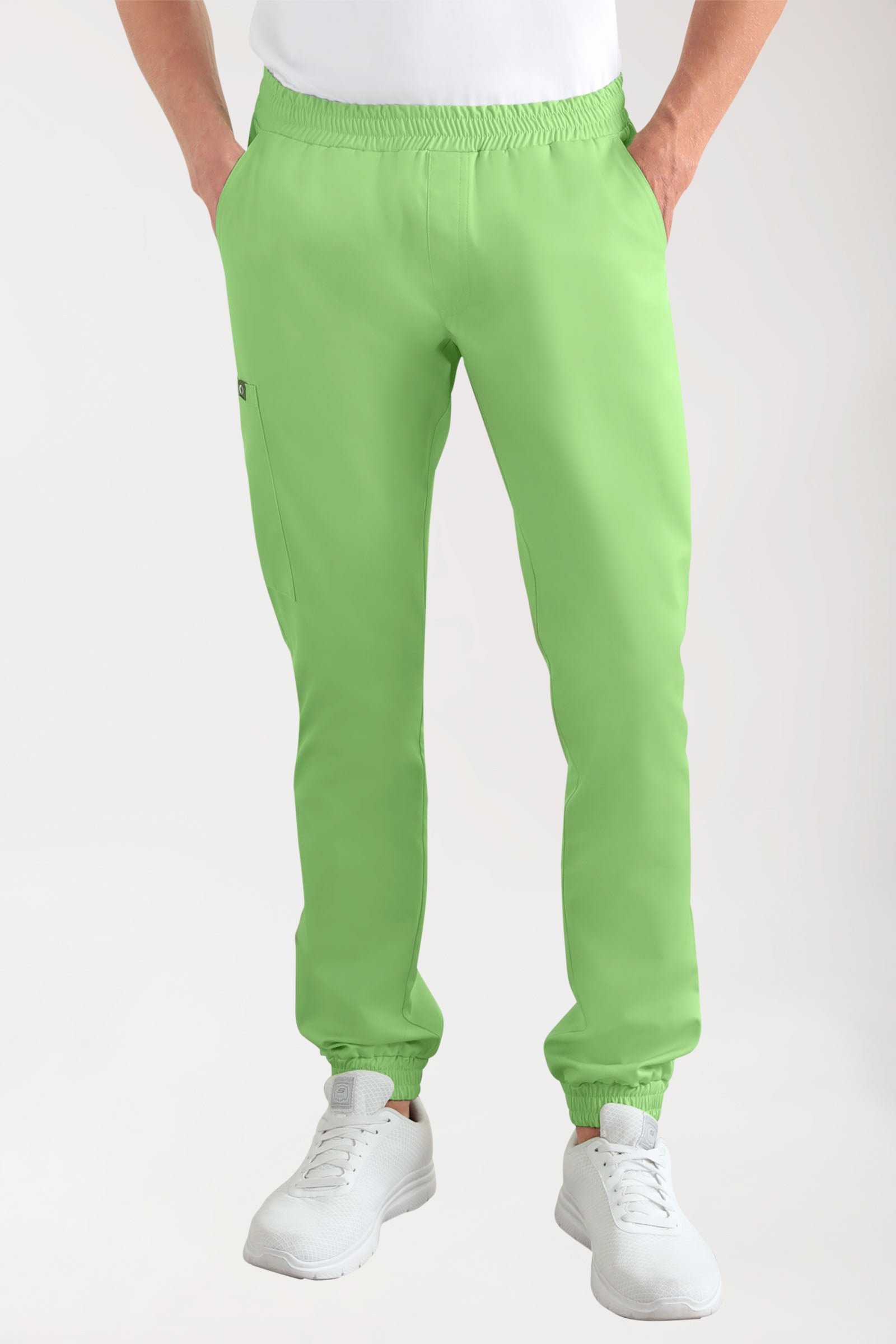 CORE Pantalon Cargo Homme – Style Jogpant vert pomme