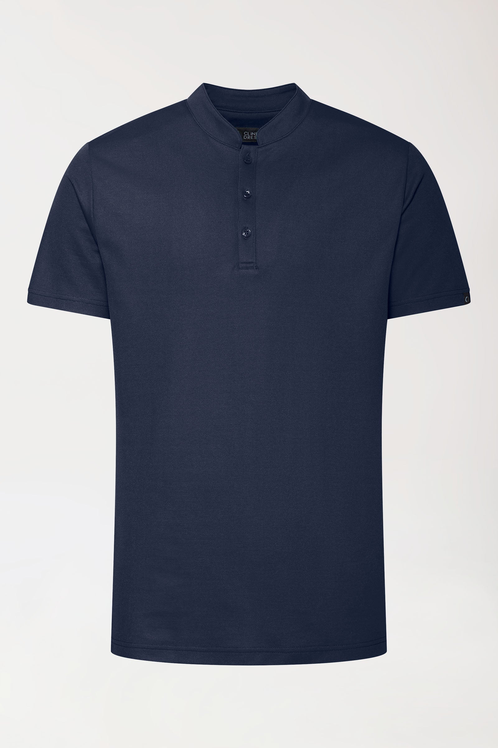 COMFY FLEX Shirt Stretch Homme - Col officier navy