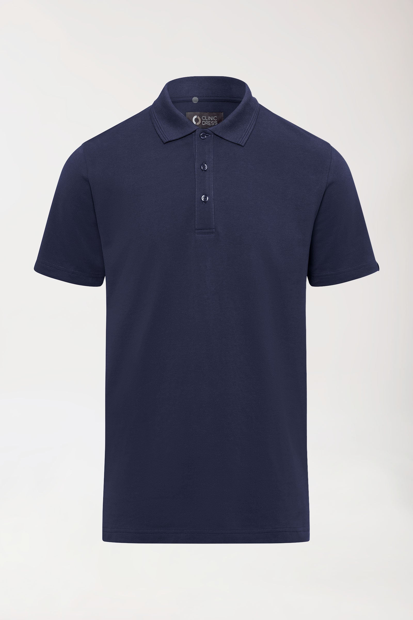 COMFY FLEX Shirt Stretch Homme - Col polo navy, Vue de face