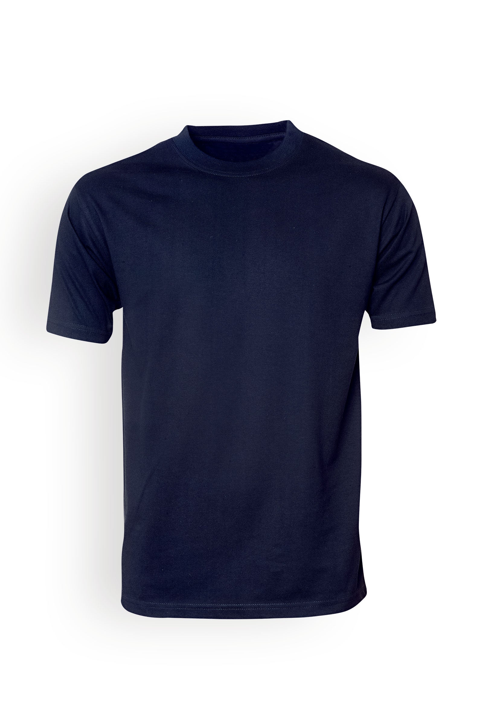 T-shirt Homme adapté au lavage industriel selon EN ISO 15797 - Manche courte bleu nuit, Vue de face
