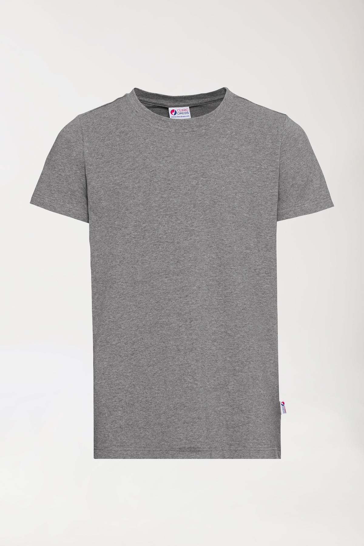 CORE T-shirt Homme - Encolure ronde gris chiné foncé