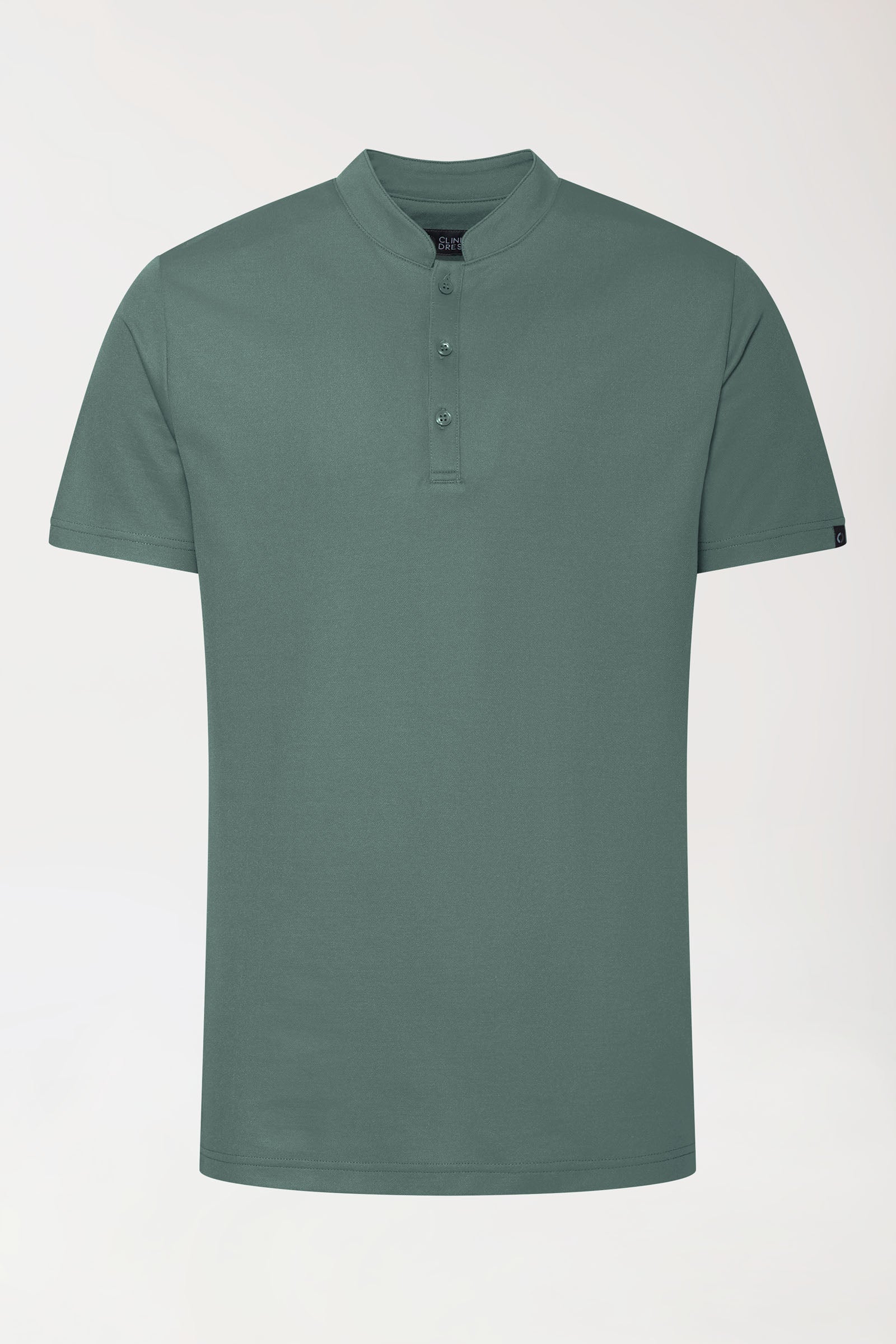 COMFY FLEX Shirt Homme - Col officier vert foncé