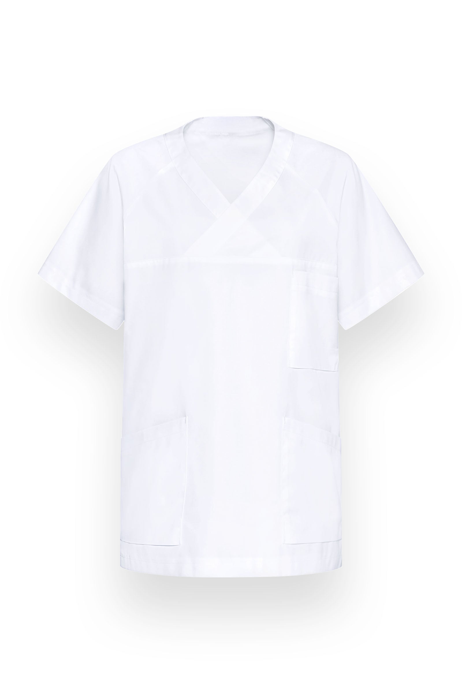 La tunique médicale mixte-Col V blanc