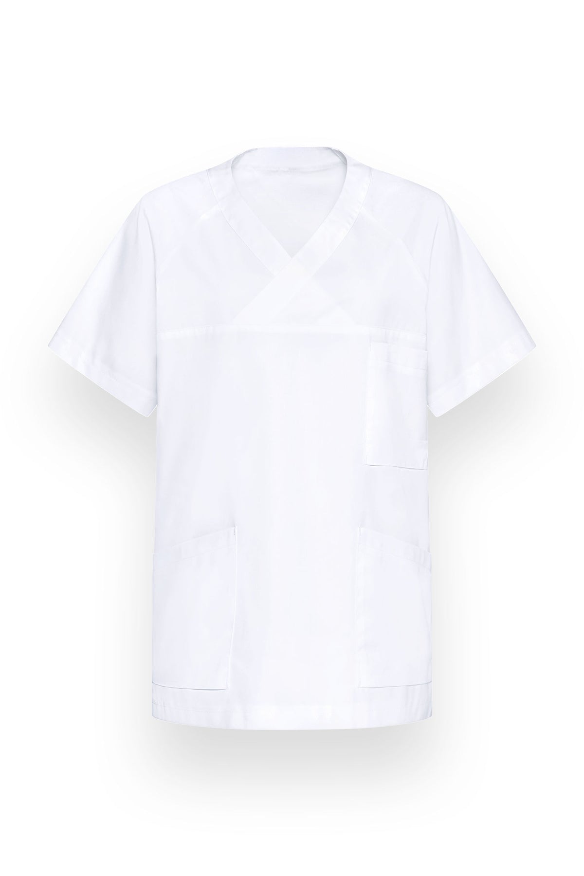 La tunique médicale mixte-Col V blanc