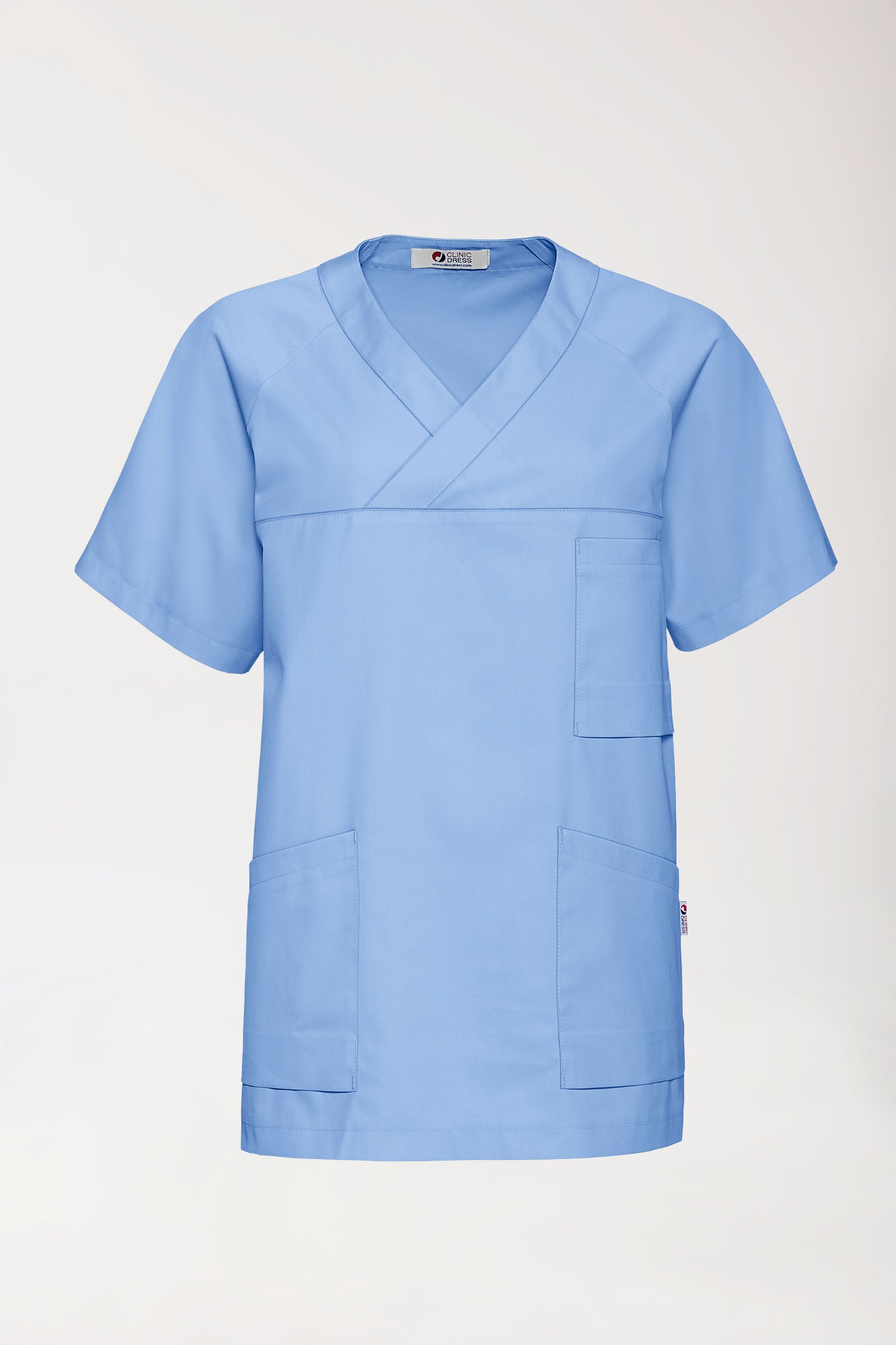 CORE Tunique Homme - Col V bleu ciel
