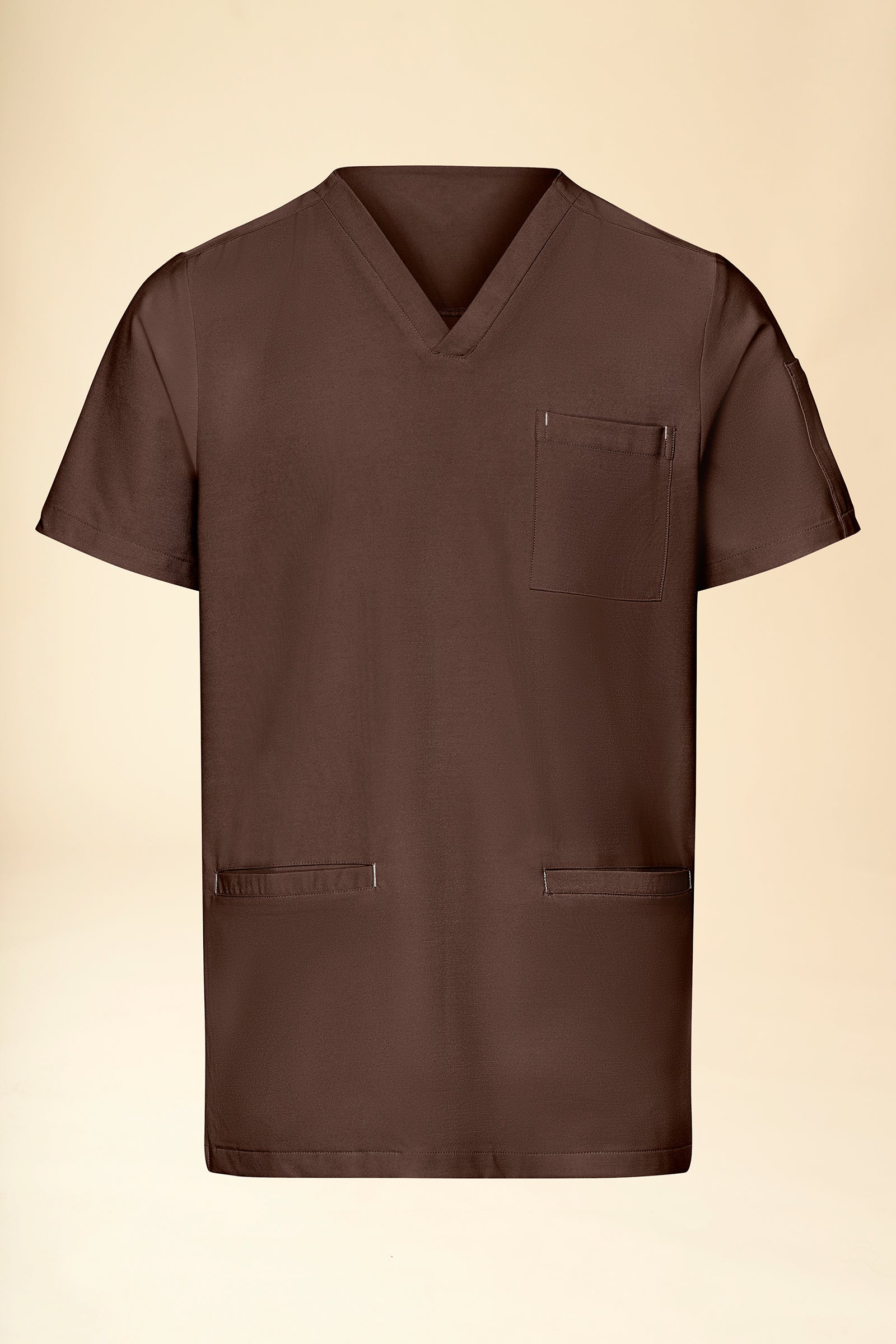 KAERE Tunique Homme - Col V coffee